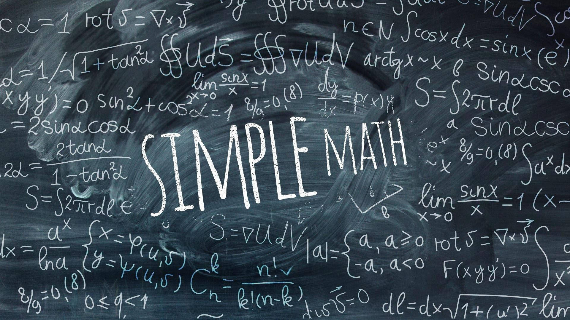 Download Mathematics Simple Math Equations Wallpaper