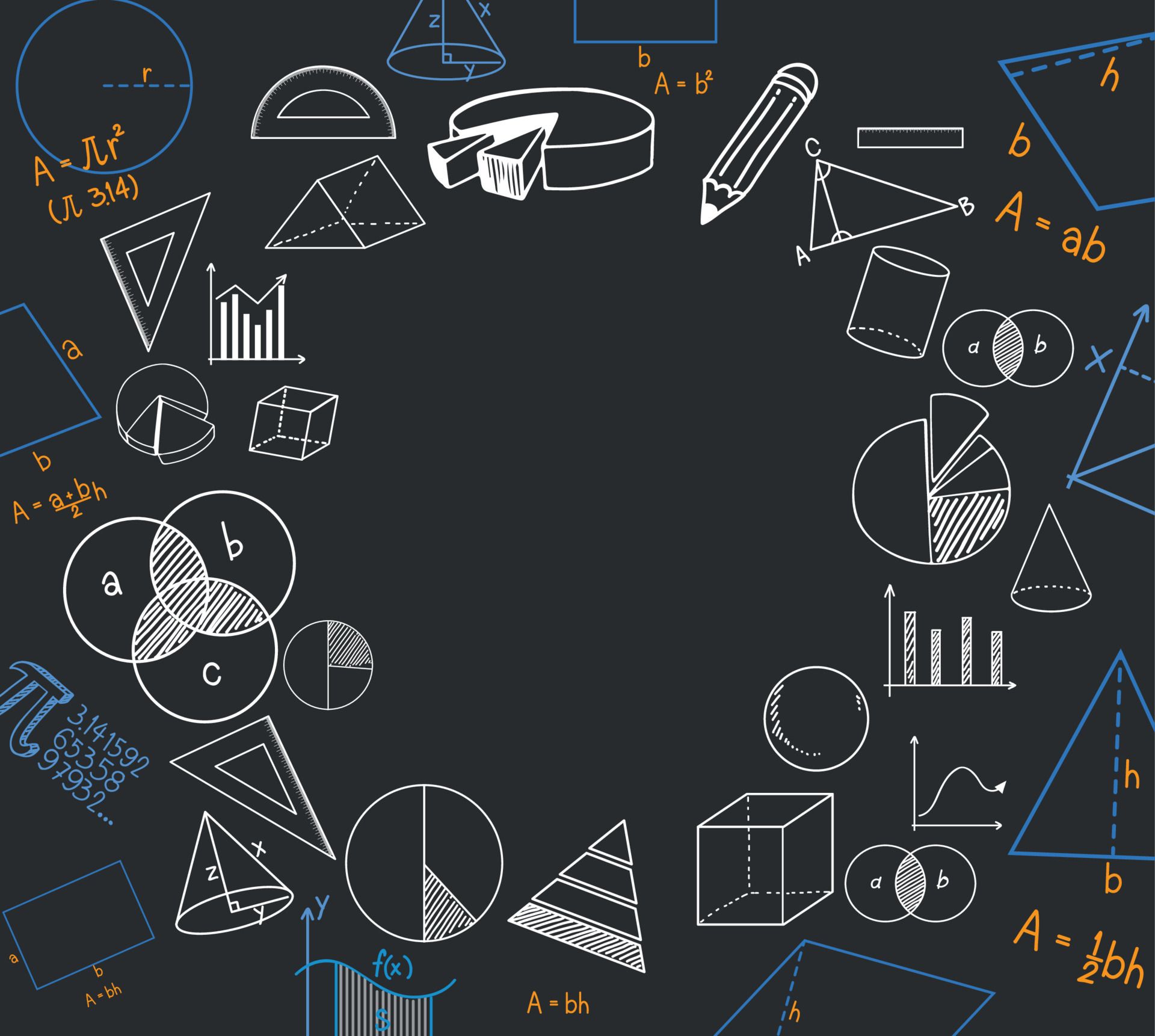Mathematics Background Vector Art, Icon, and Graphics for Free Download