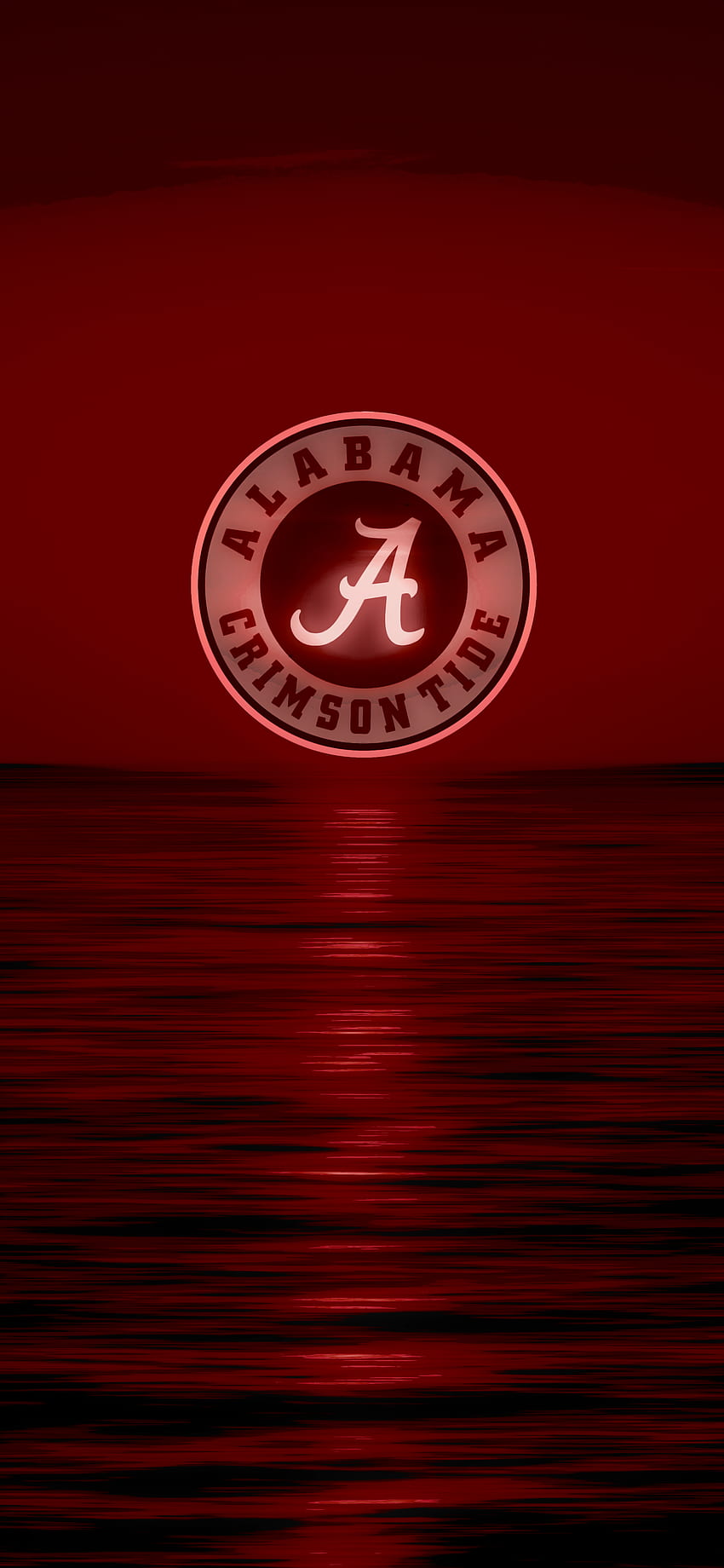 Alabama Crimson Tide Football logo iPhone. Alabama HD phone wallpaper