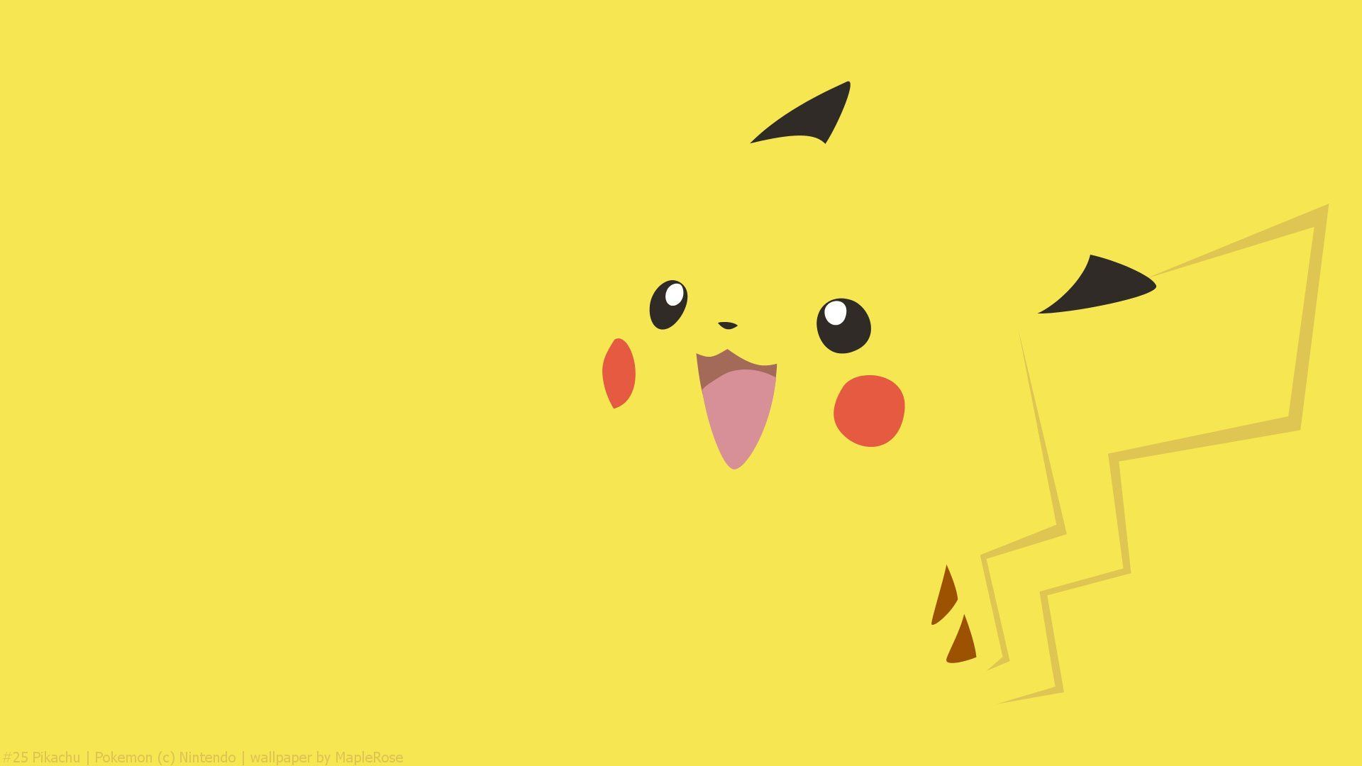 Pikachu Yellow Wallpaper Free Pikachu Yellow Background