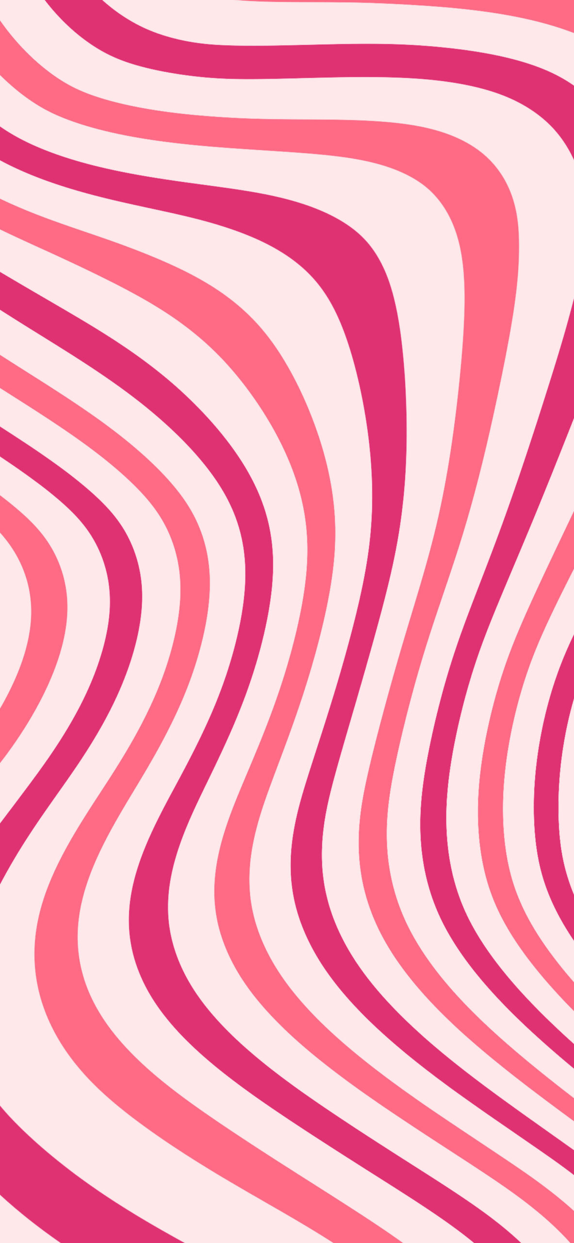 A pink and red wavy lines background. - Trippy