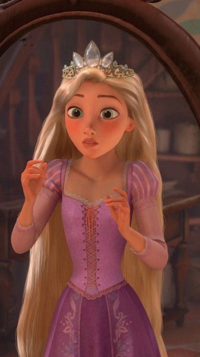 Rapunzel from the animated movie Tangled. - Rapunzel