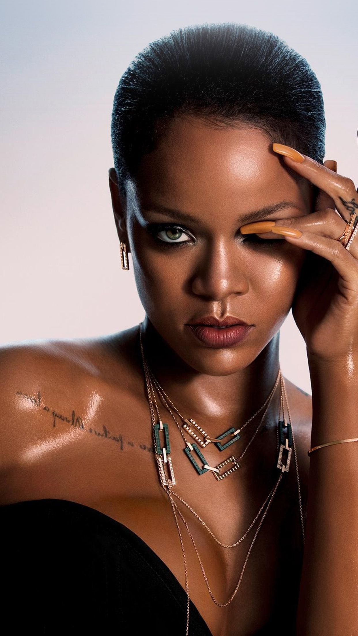 Rihanna is a Barbadian singer, songwriter, actress, and businesswoman. - Rihanna