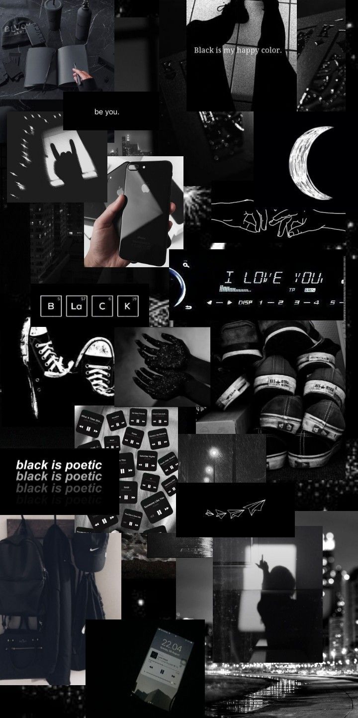 Black aesthetic background for phone - Black phone