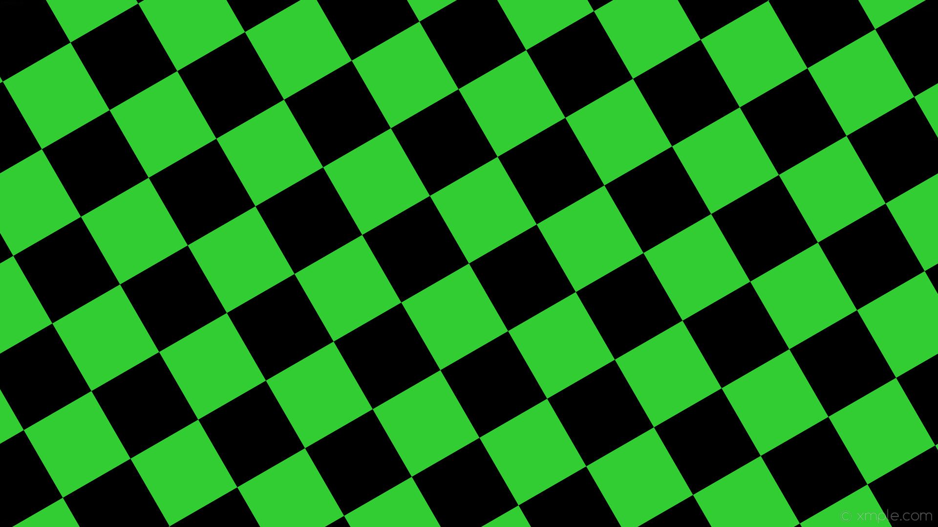 A green and black checkered pattern - Lime green, checkered