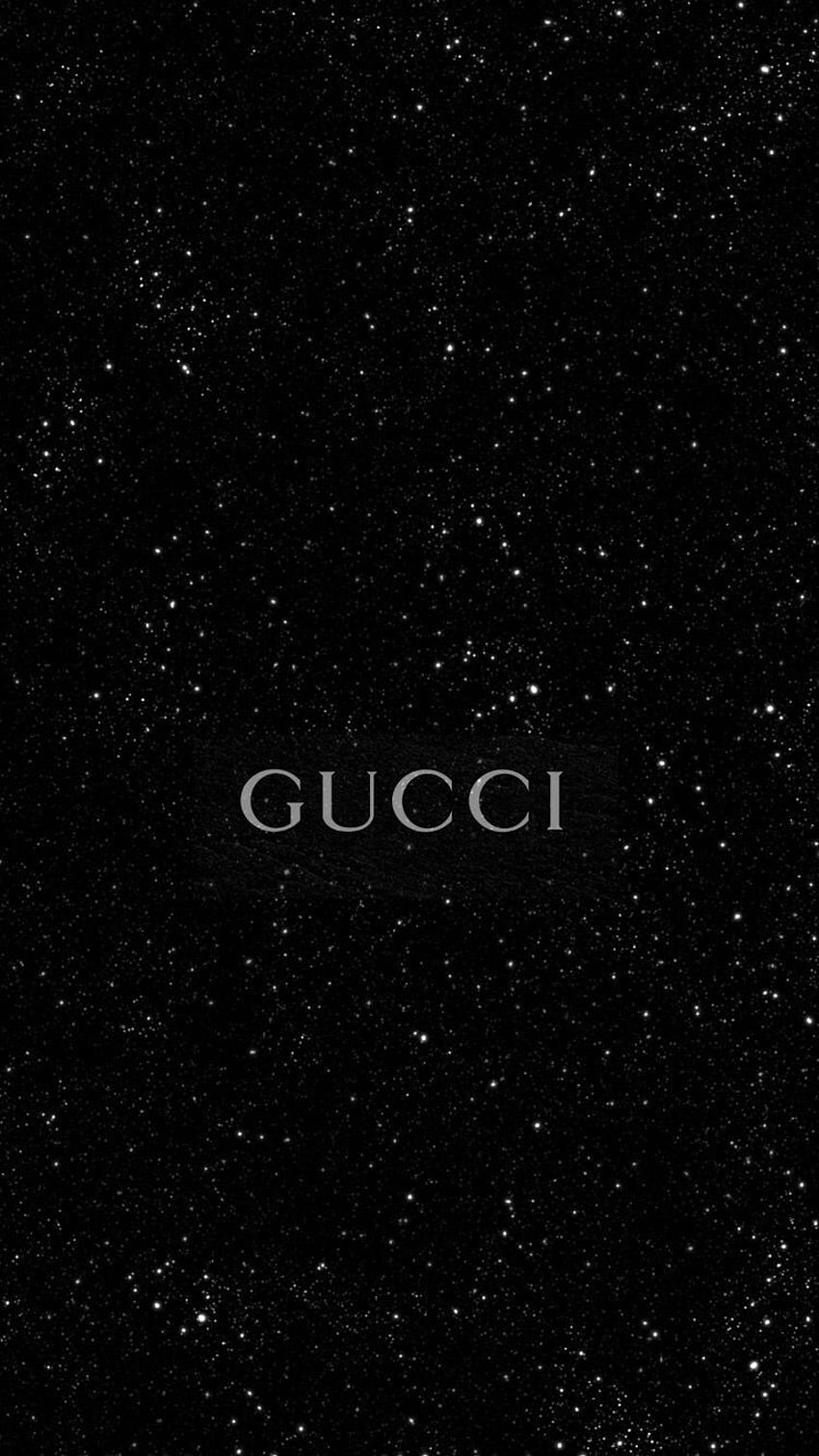 Background Galaxy Gucci, Black Gucci HD phone wallpaper