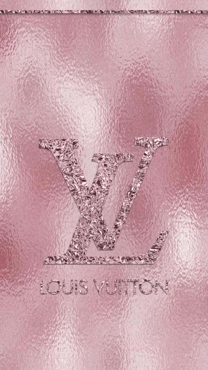 Louis vuitton logo on a pink background - Louis Vuitton
