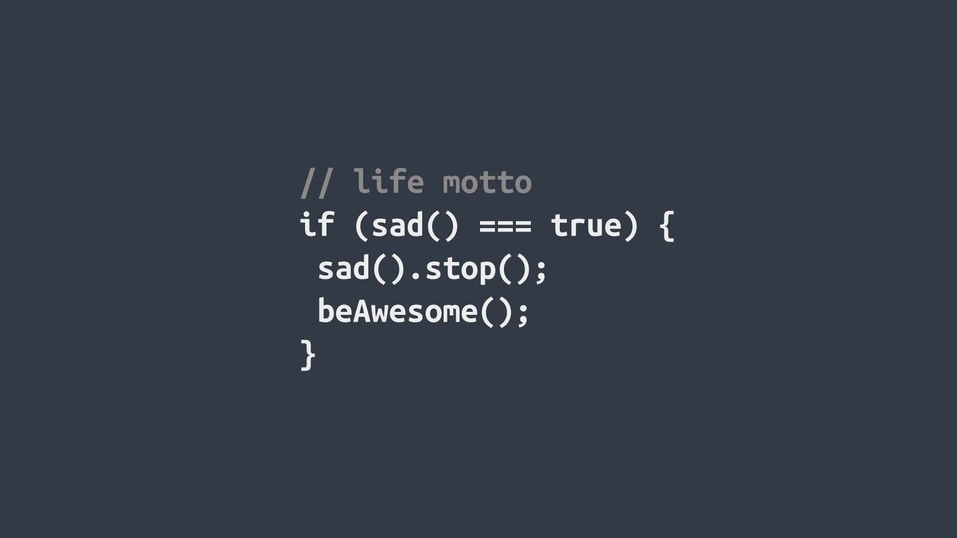 A code snippet in white on a dark blue background. - Science