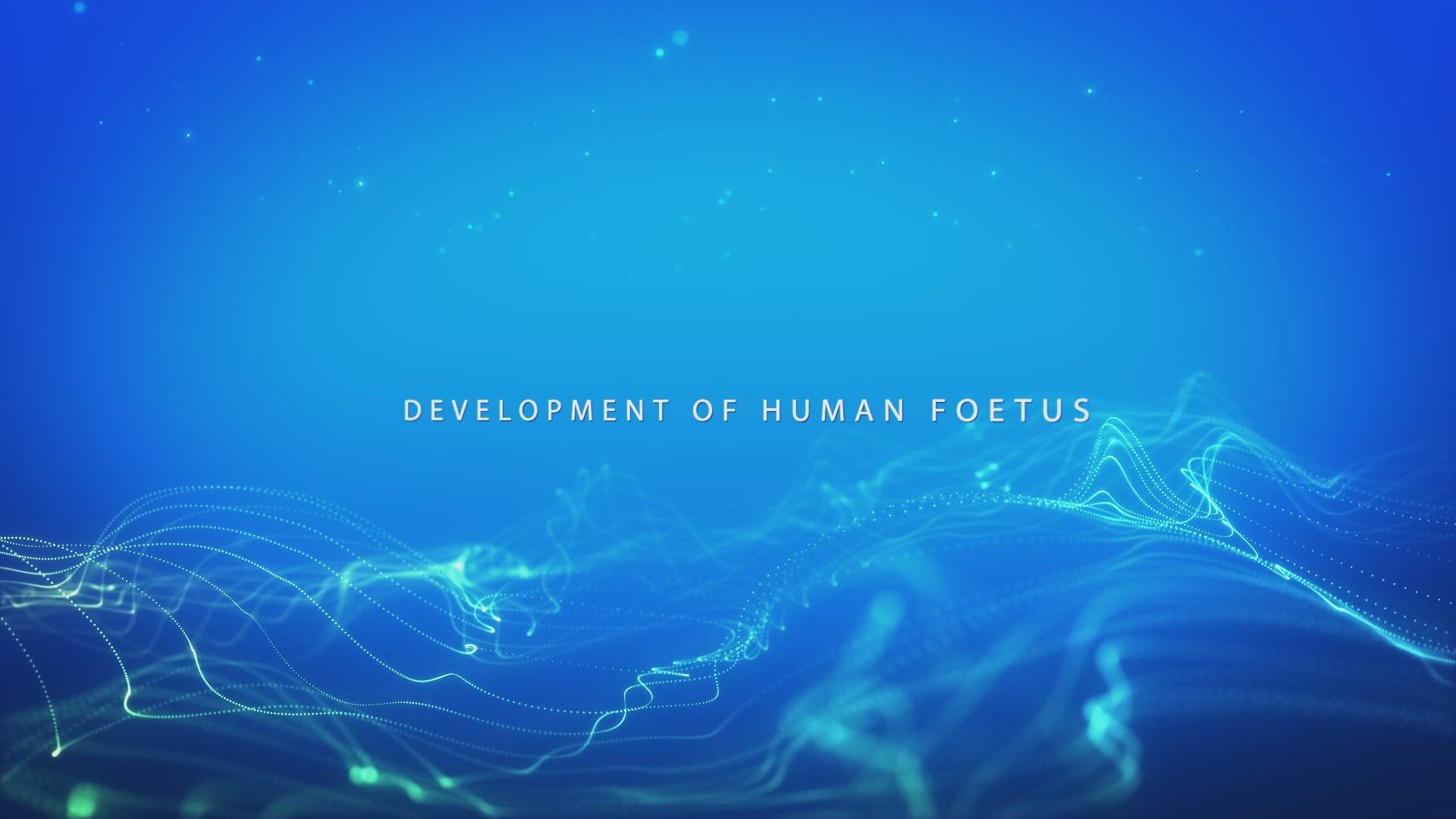 A blue background with the words development of human potential - Science