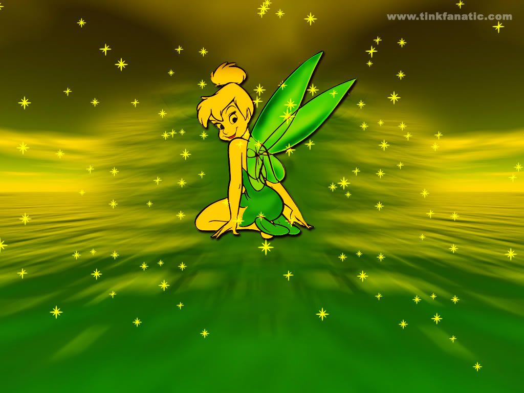 Tinkerbell wallpaper with tinkerbell sitting on the ground - Tinkerbell