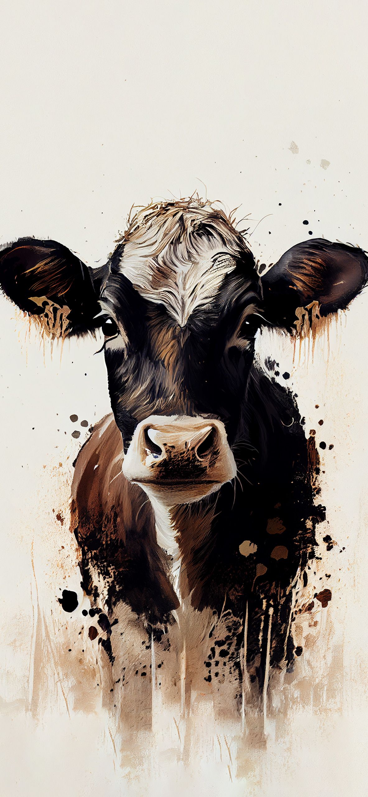 Cow Aesthetic Beige Wallpaper Cow Wallpaper iPhone