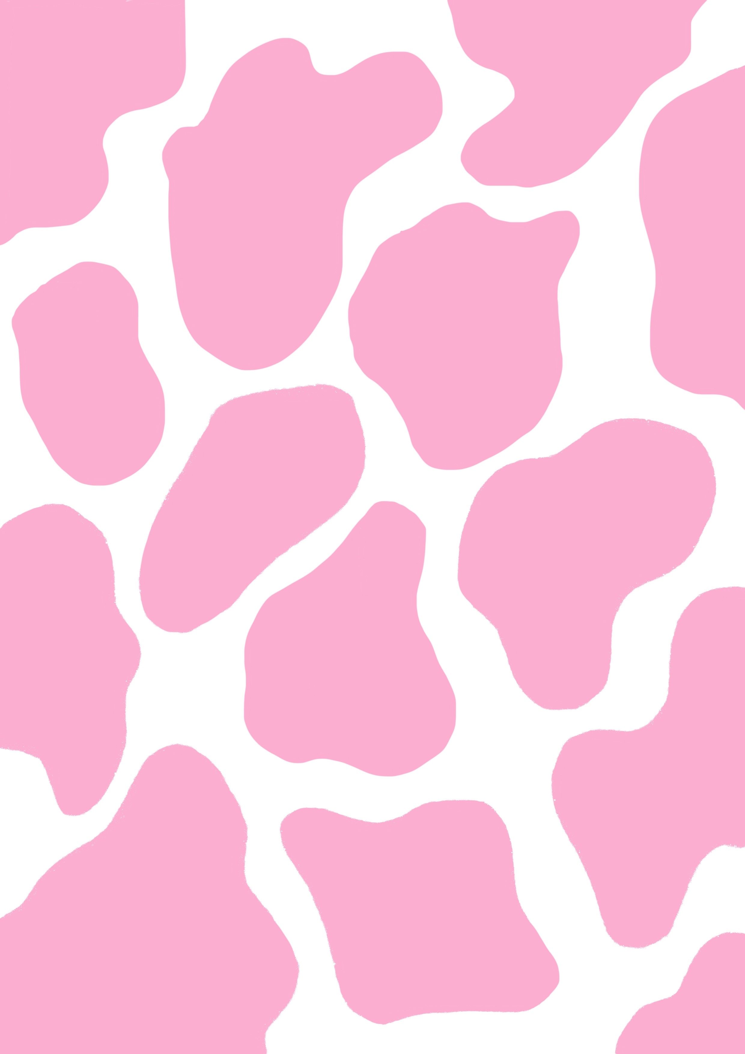 A pink and white pattern of spots - Cow