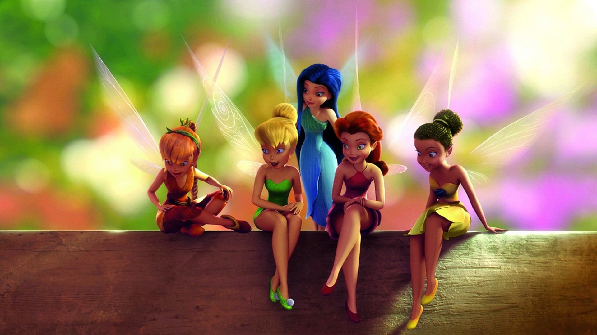 green, Tinkerbell, Toy, eye, fairy, screenshot, computer wallpaper, fictional character Gallery HD Wallpaper