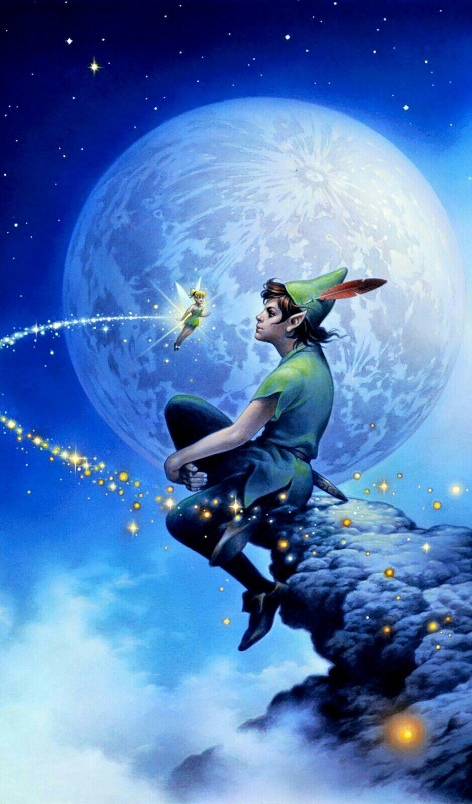 Peter Pan And Tinkerbell Wallpaper