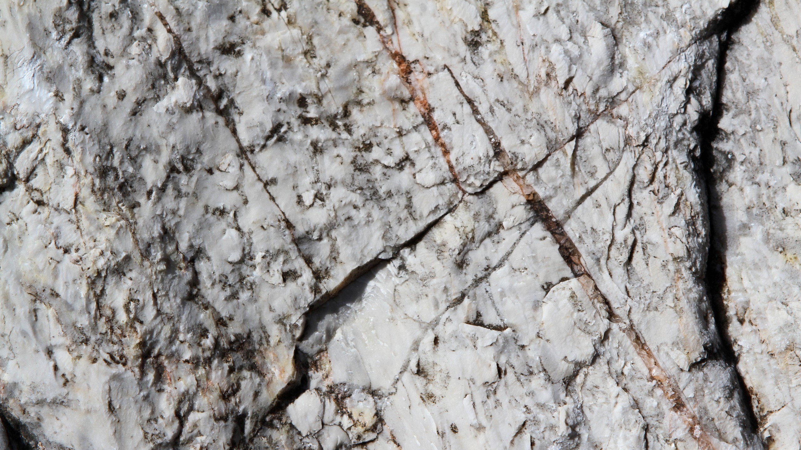 A close up of the surface texture on some rocks - Marble