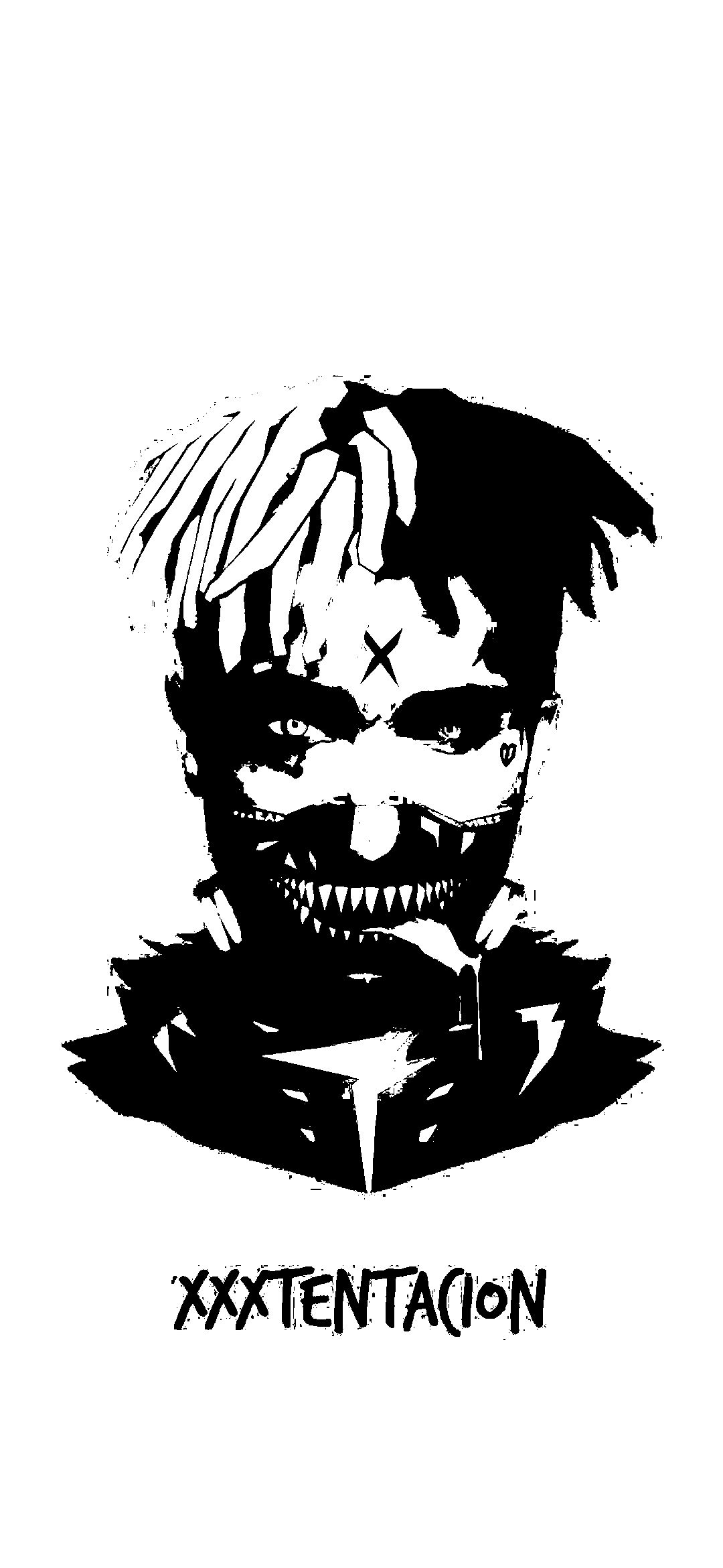 XXXTentacion phone wallpaper by me! Credit to the artist if used - XXXTentacion