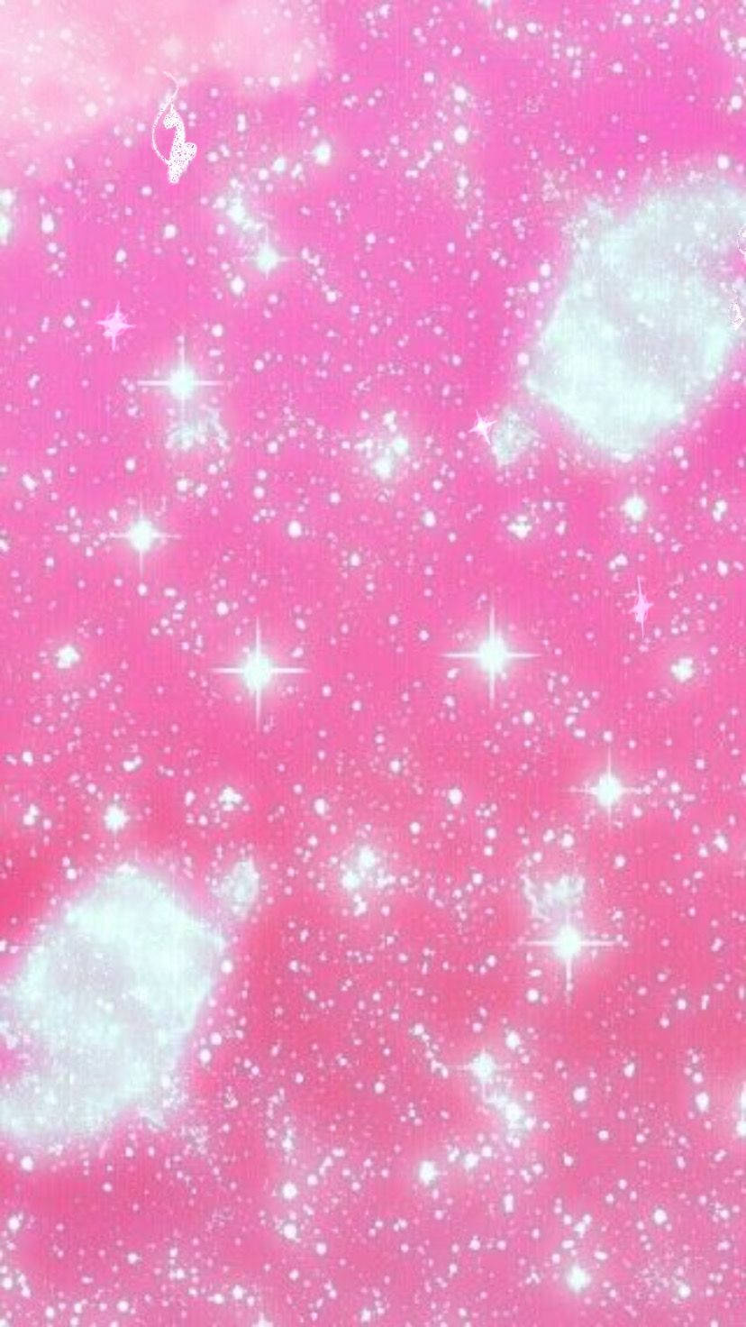 Download Y2k Aesthetic Glitter Clouds Wallpaper