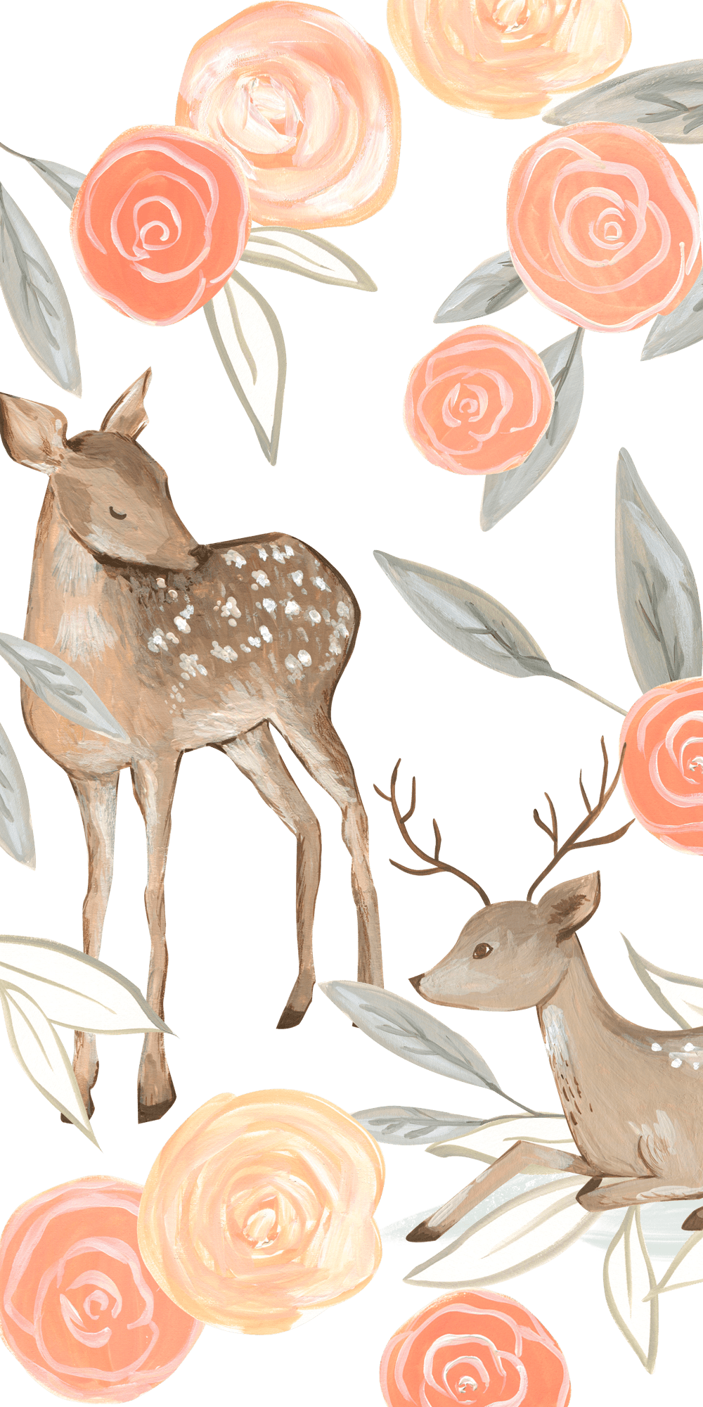 Cartoon Deer Wallpaper
