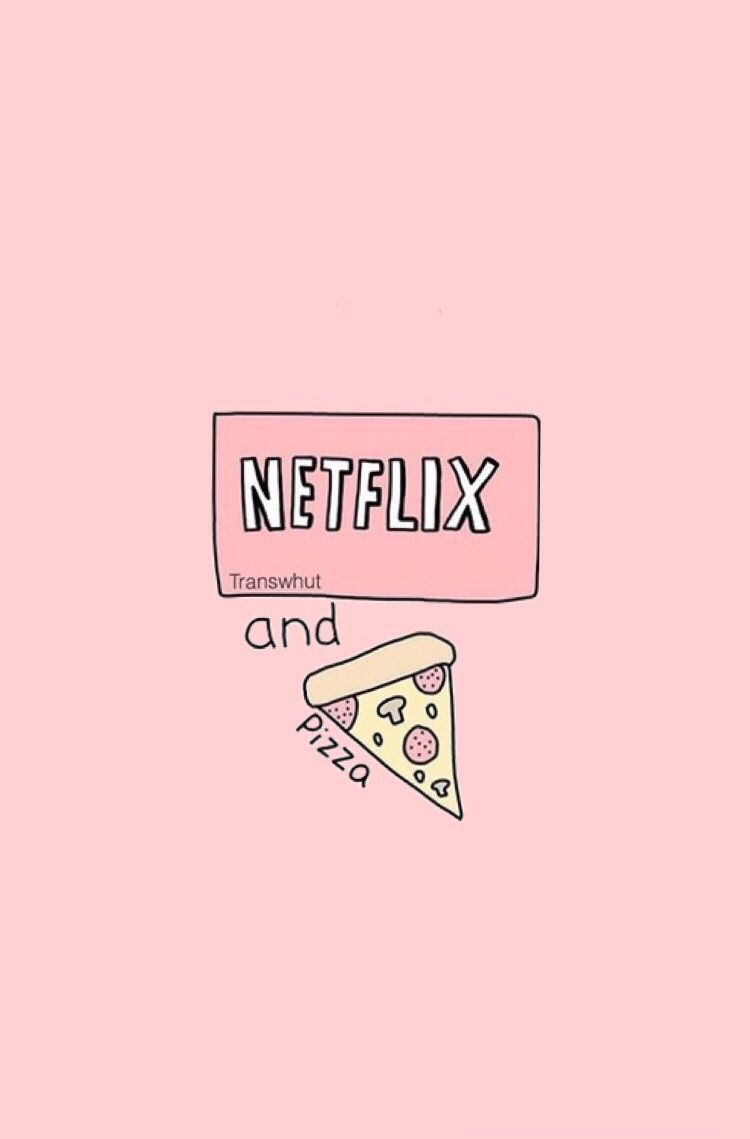 Netflix and pizza wallpaper - Netflix