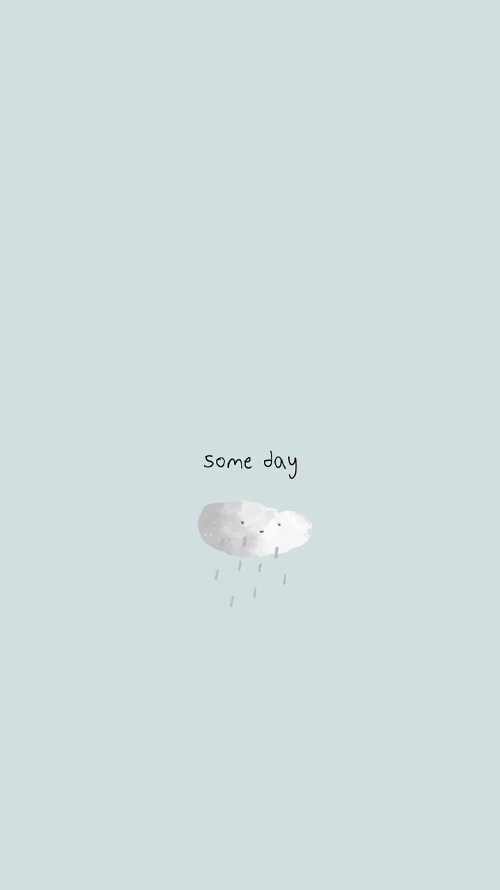 A small cloud with the words rain day - Quotes
