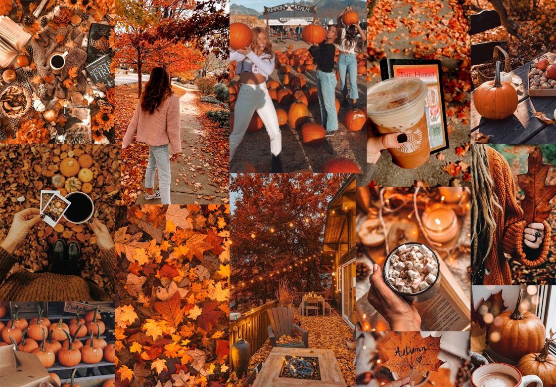 Autumn Collage Wallpaper : Cozy Wallpaper
