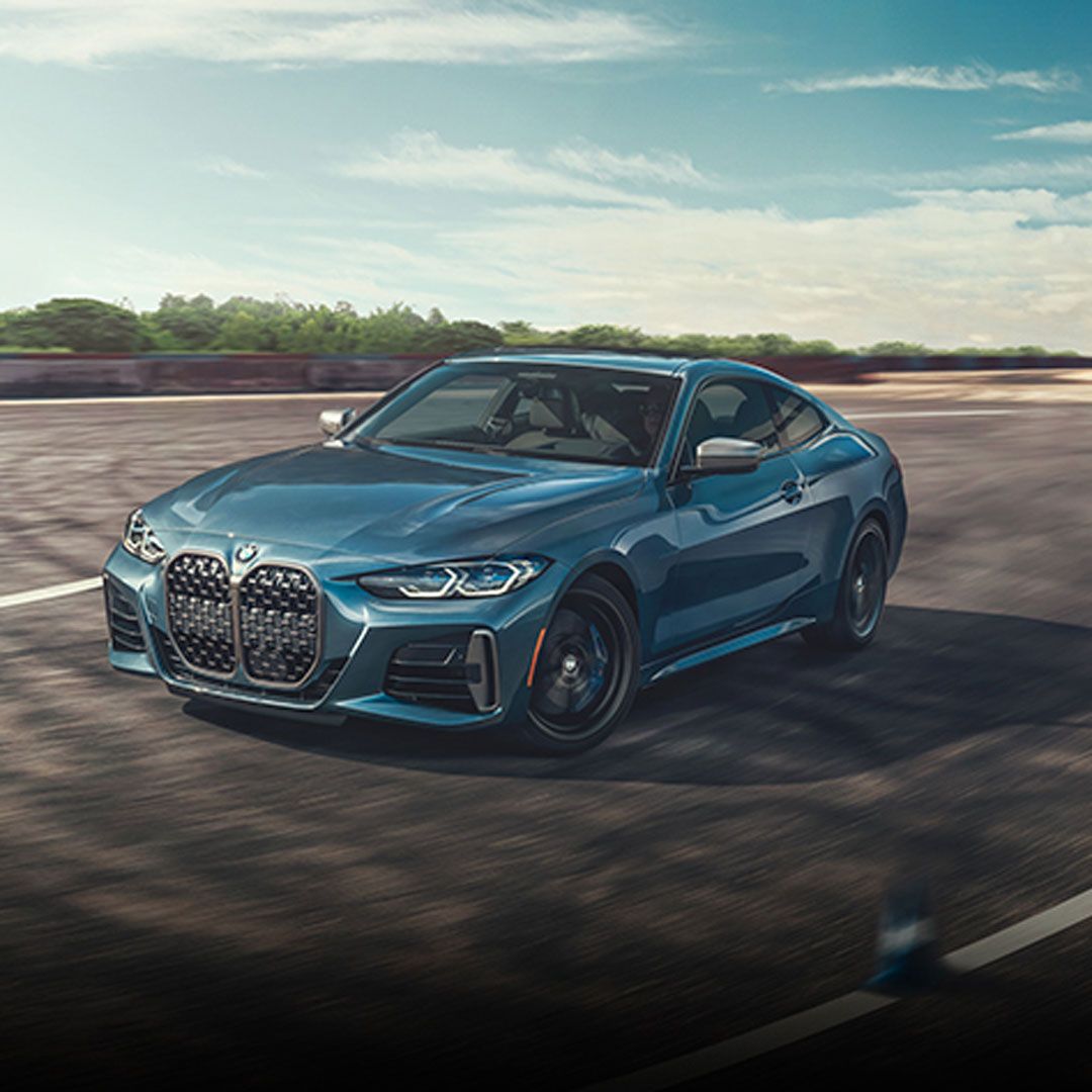 The 2022 BMW 4 Series is available with a range of powerful engines, including the 445-horsepower 45e plug-in hybrid. - BMW