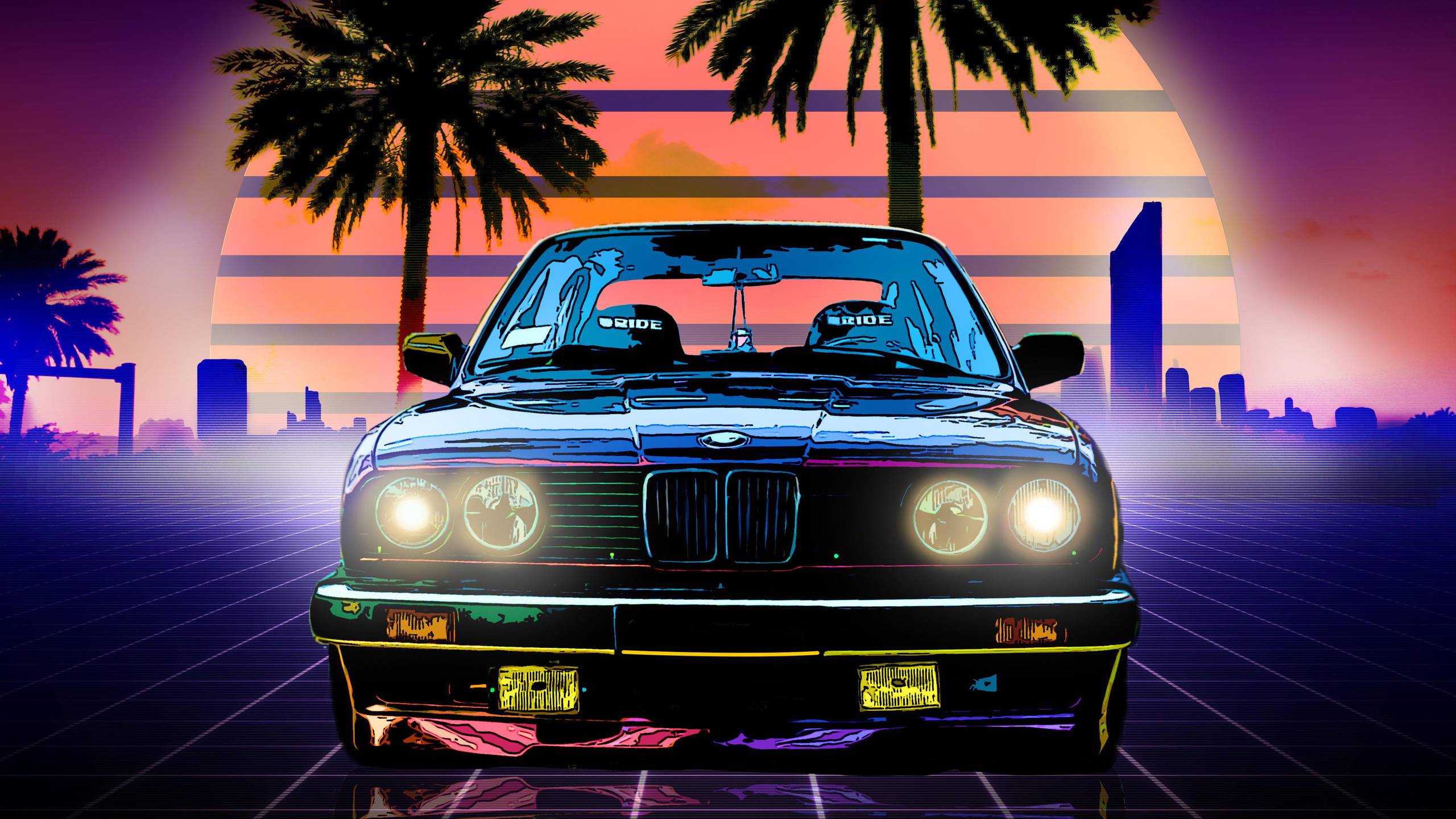 Bmw E30 Digital Art 4k 1440P Resolution HD 4k Wallpaper, Image, Background, Photo and Picture
