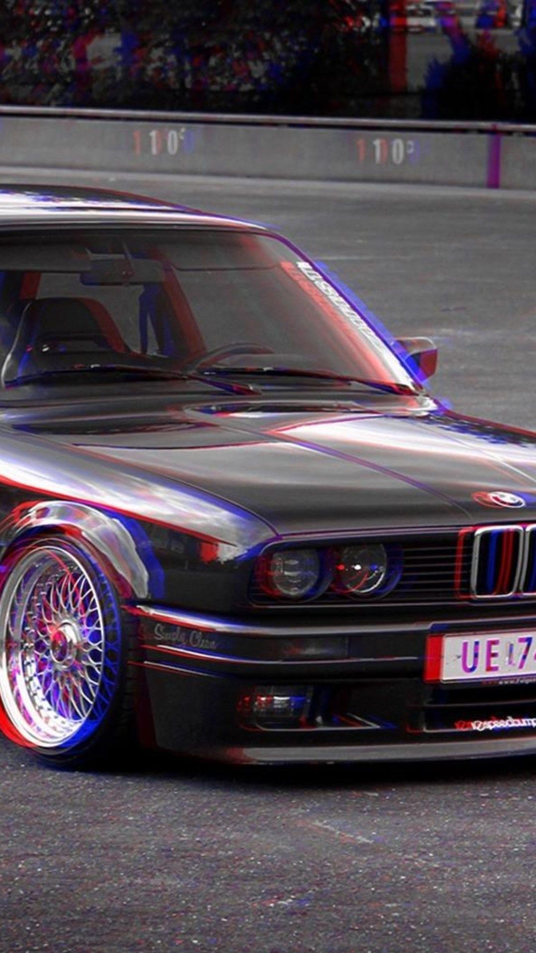 3D wallpaper of a BMW car - BMW