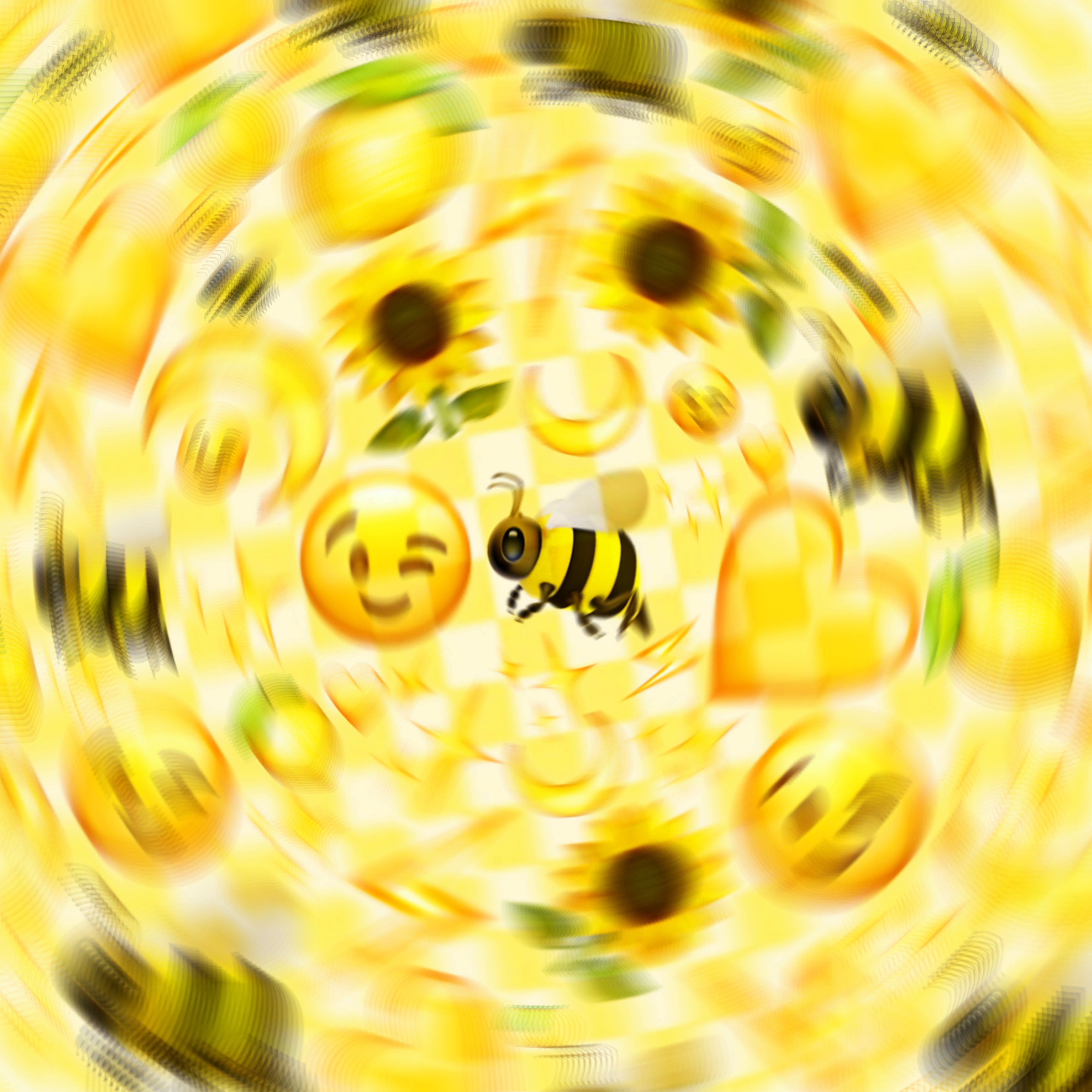 Free Yellow Emoji Blur Background