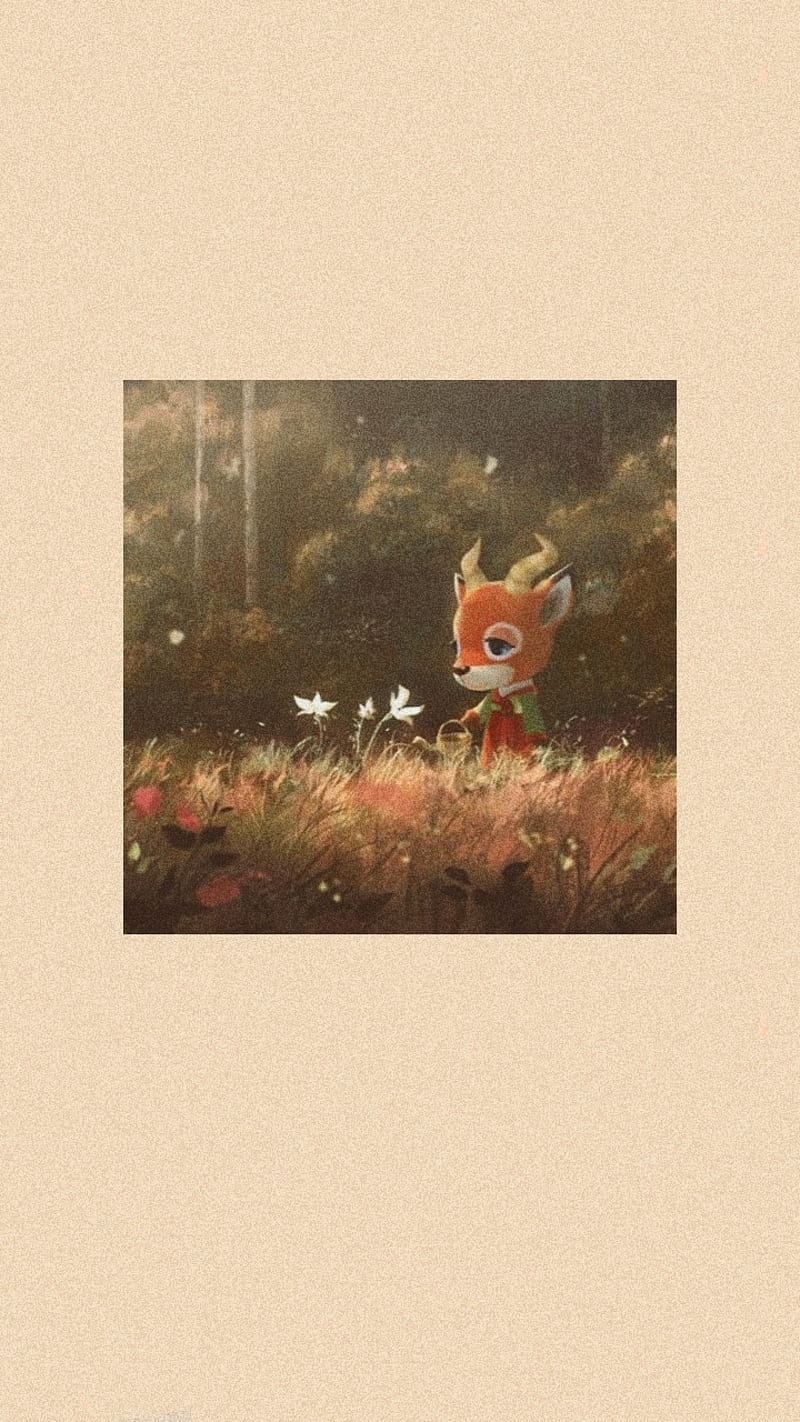 A picture of an animal in the woods - Animal Crossing