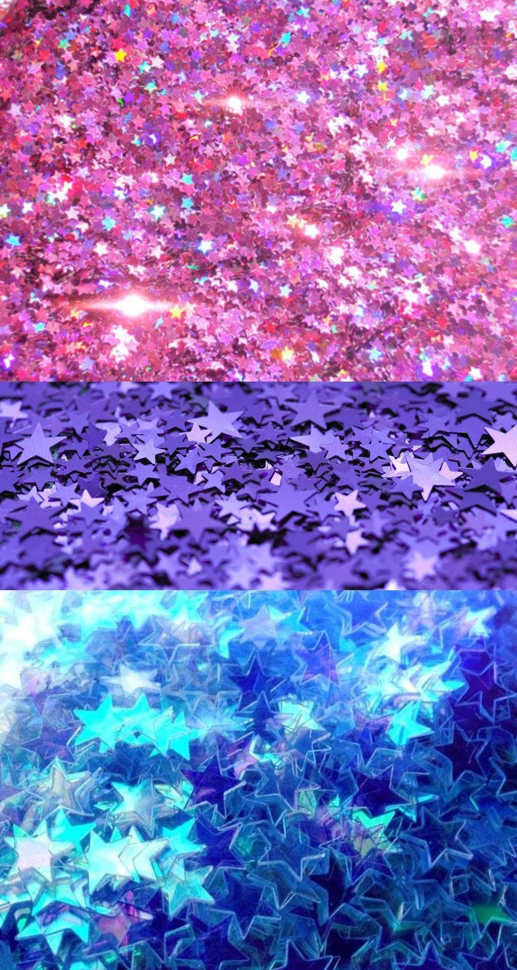 A collection of glittery stars - Bisexual