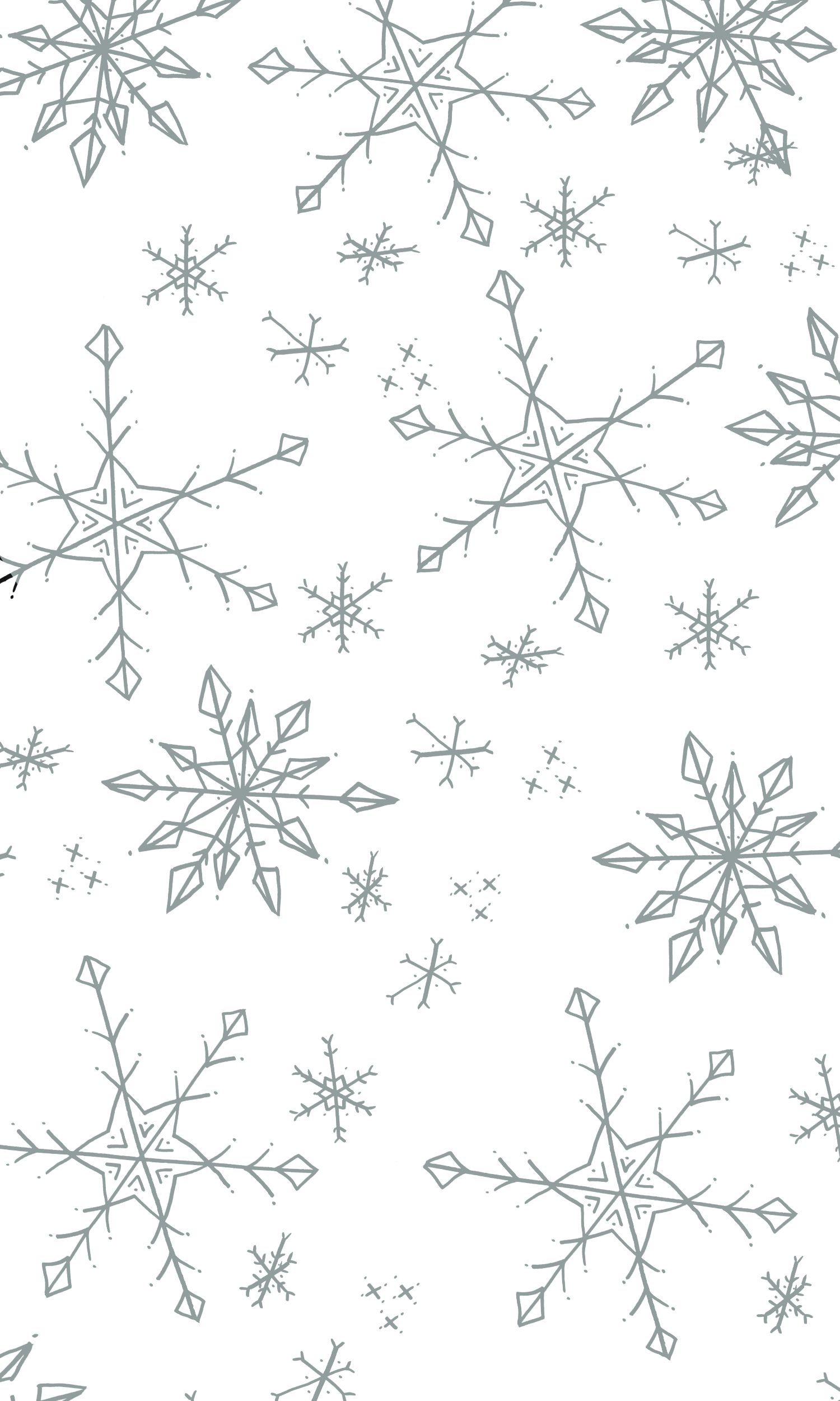 Snowflake iPhone Wallpaper