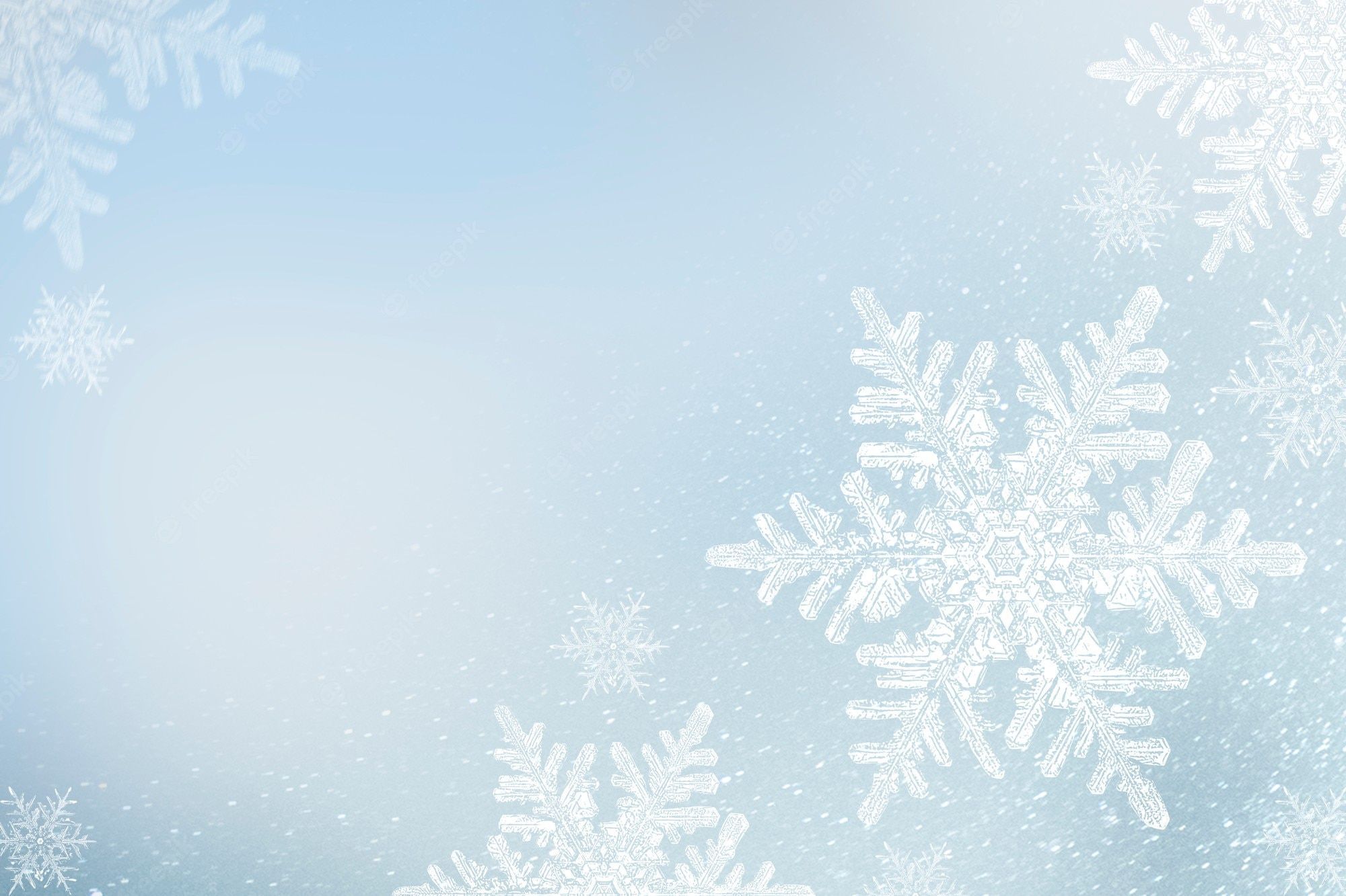 A background of falling snowflakes - Snowflake