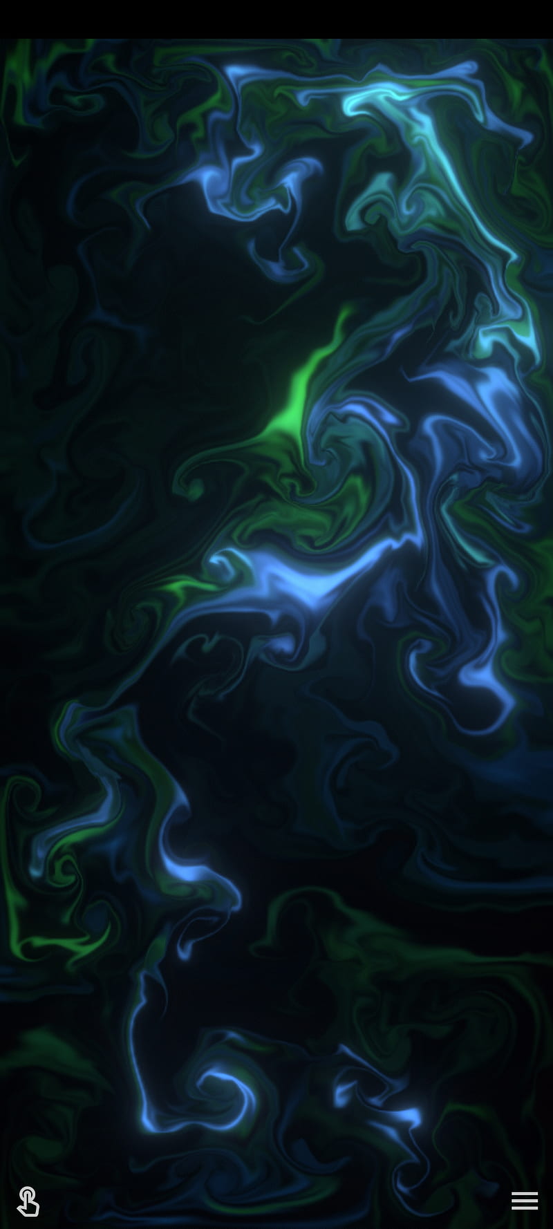 A black, blue and green abstract image - Navy blue