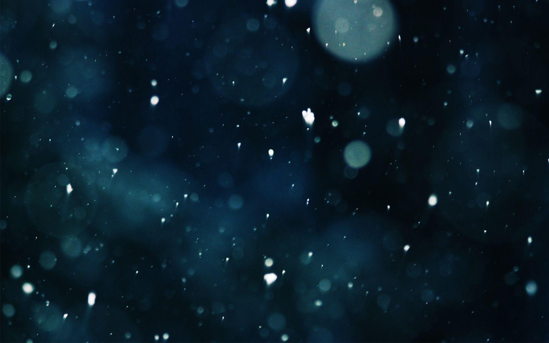 Snowflakes falling in front of a dark blue background - Navy blue, 1920x1200, dark blue