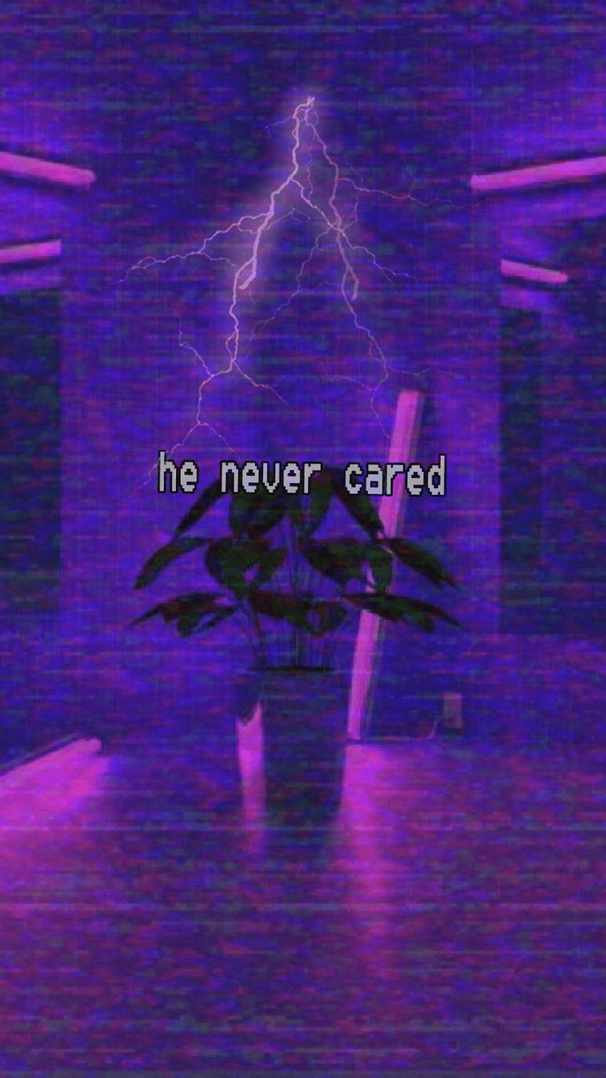 The never carded by person - Purple quotes