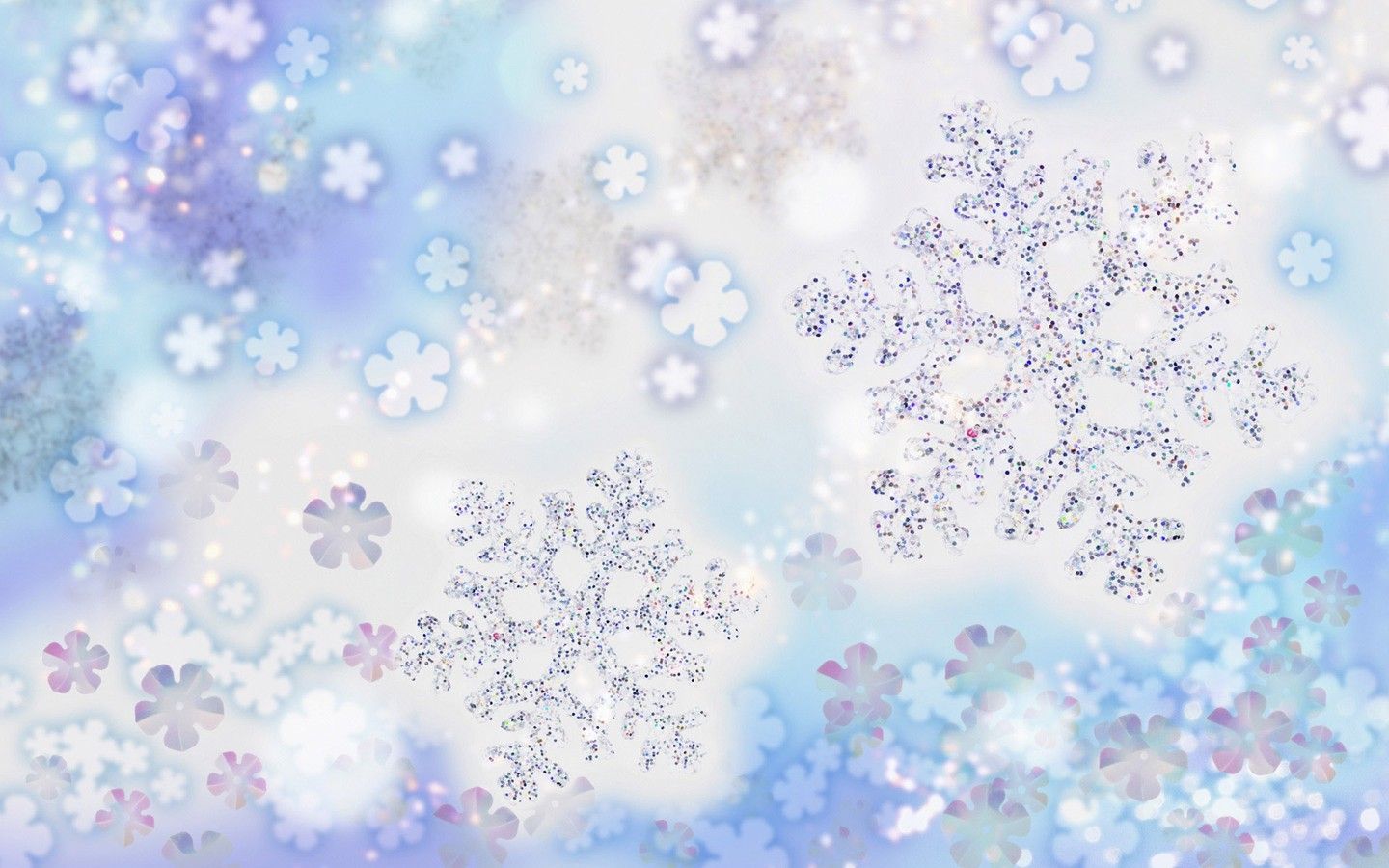 Snow Flake Christmas Wallpaper