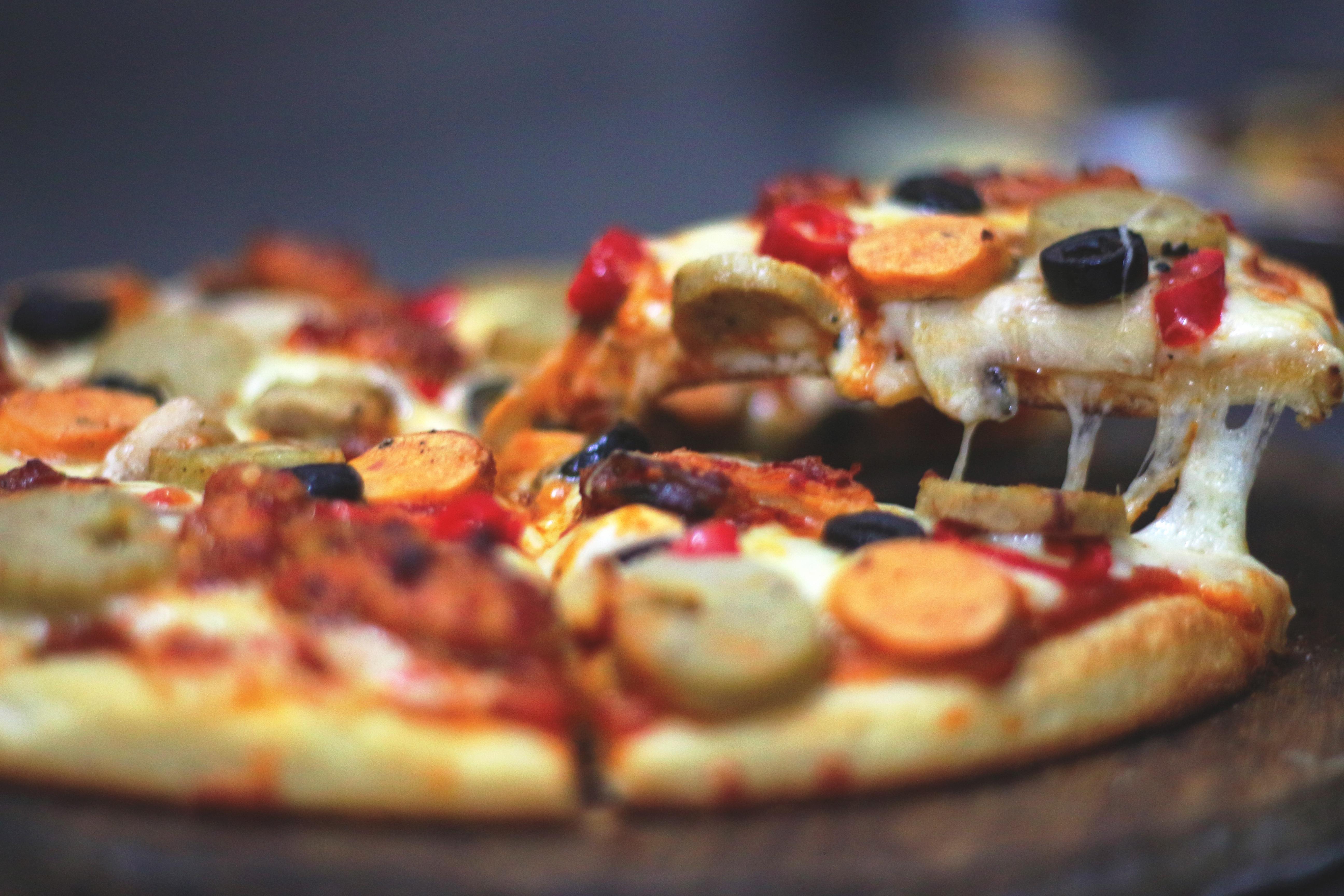 Pizza 4K wallpaper for your desktop or mobile screen free and easy to download
