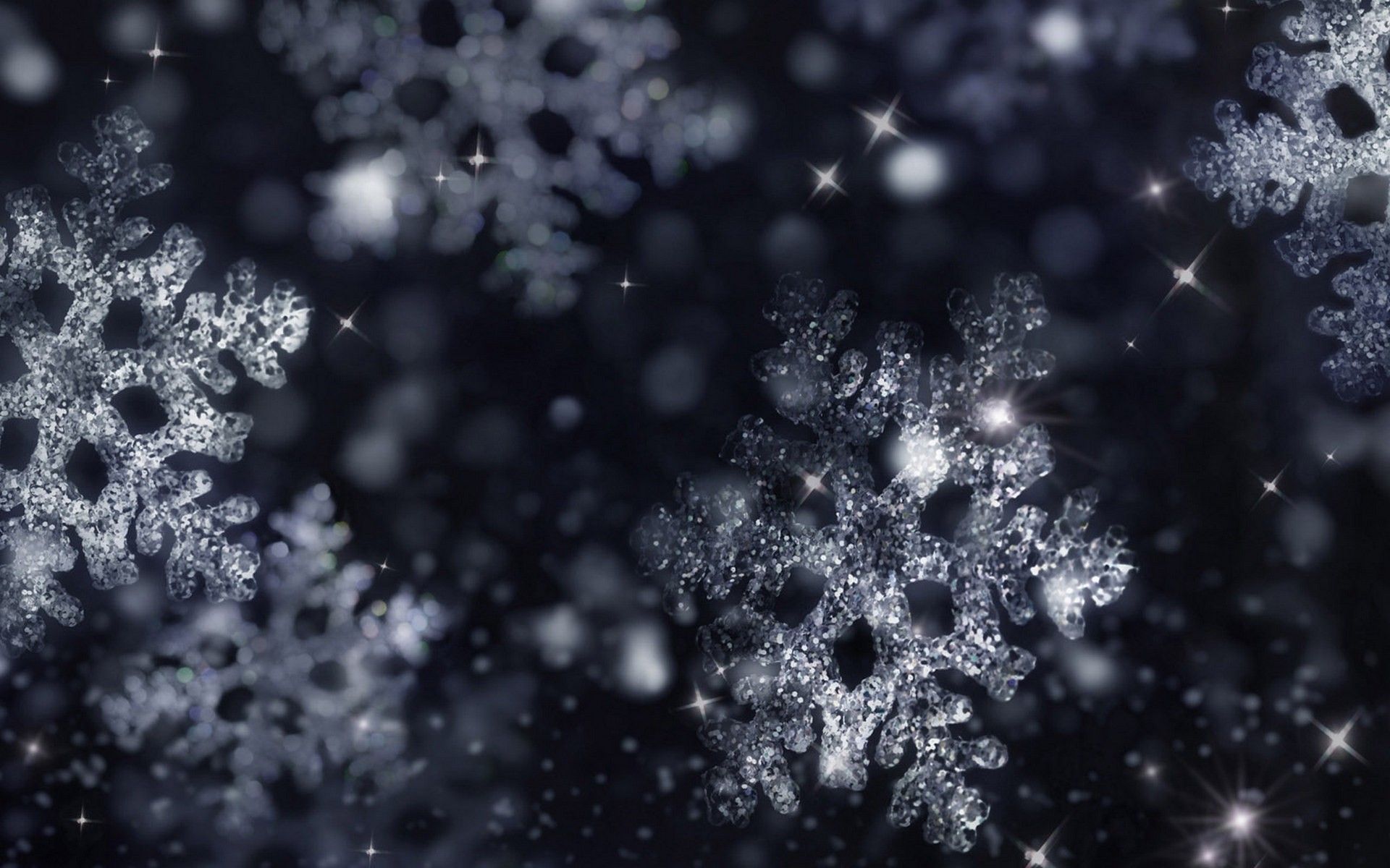Snowflakes wallpaper for your computer desktop background - Snowflake