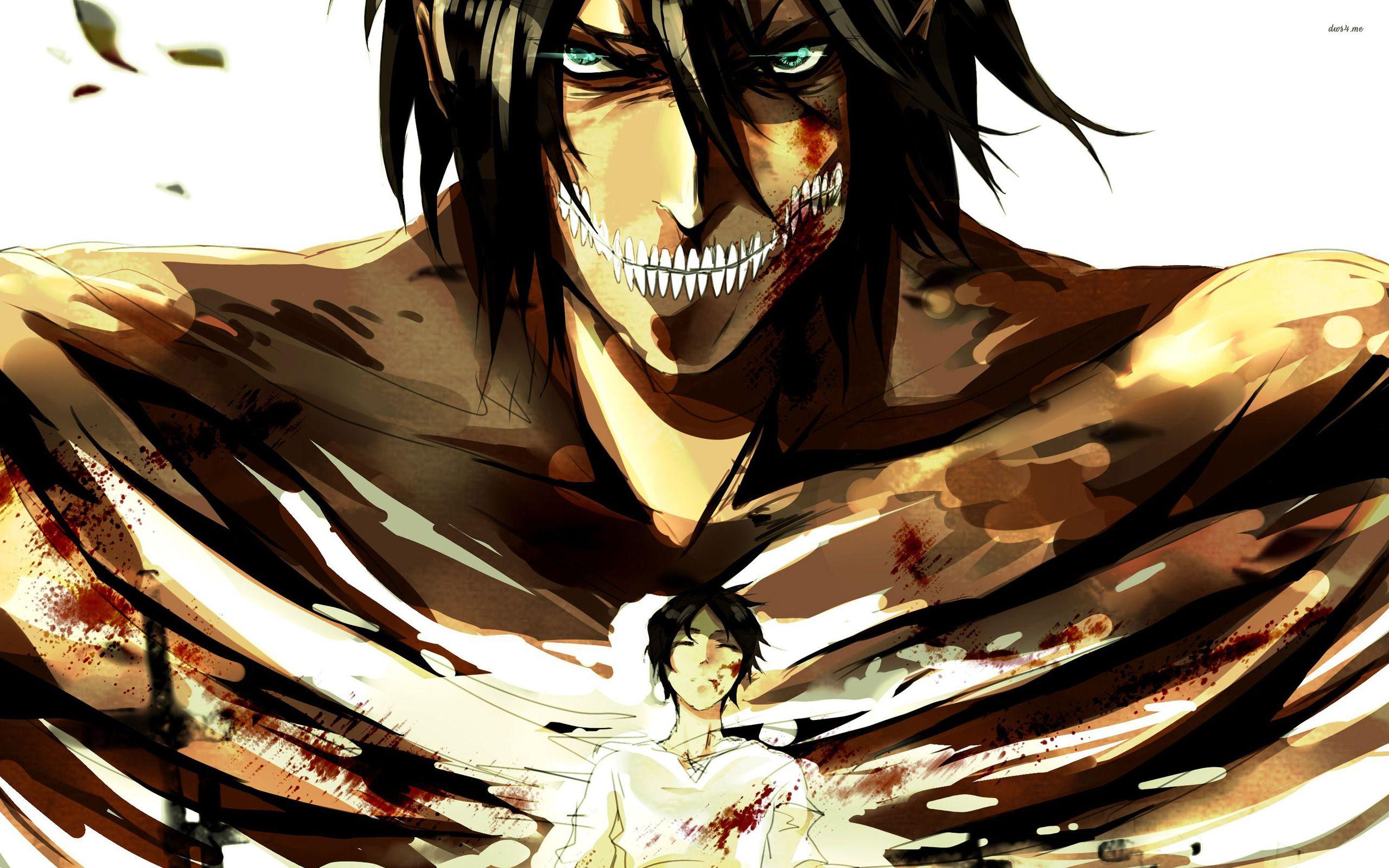 Eren Yeager with his wings wallpaper - Attack On Titan