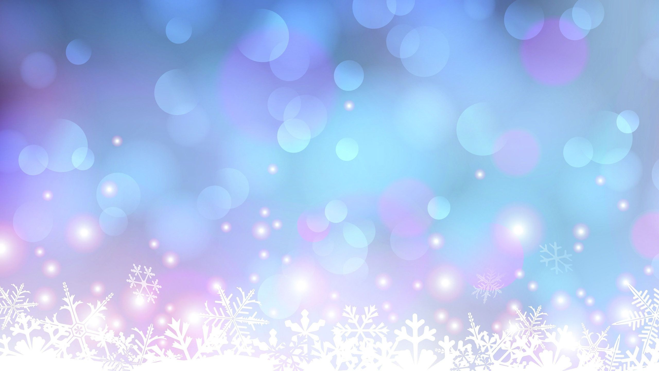 A blue and purple background with snowflakes - Snowflake
