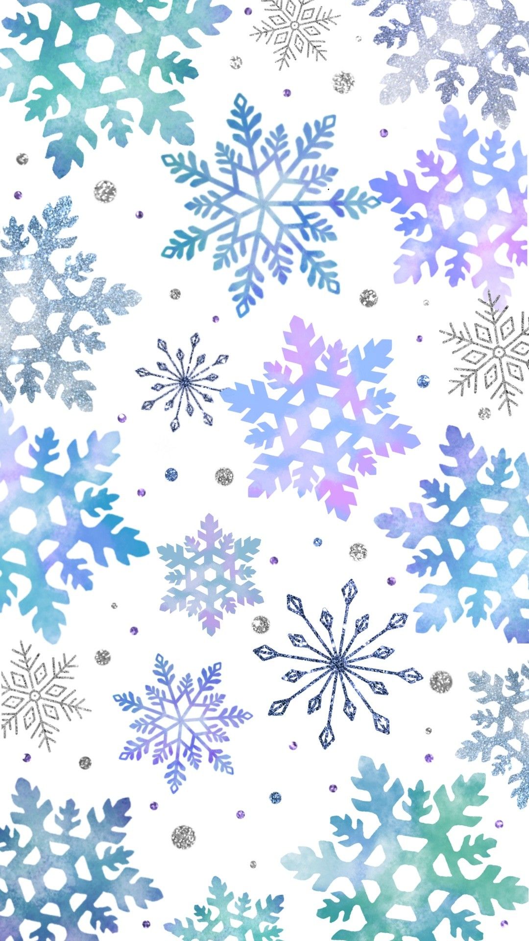 Iphone wallpaper blue snowflake - Snowflake