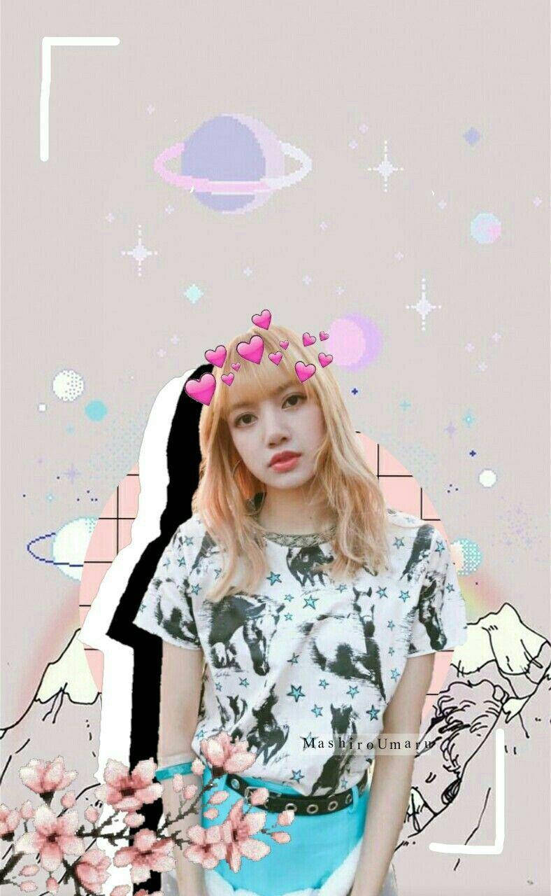 This is a blackpink wallpaper of Rose - BLACKPINK