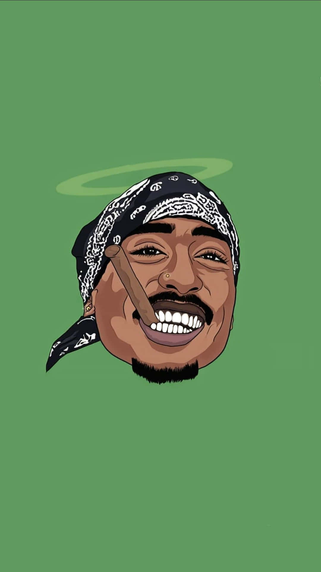 Download Tupac Cartoon Wallpaper