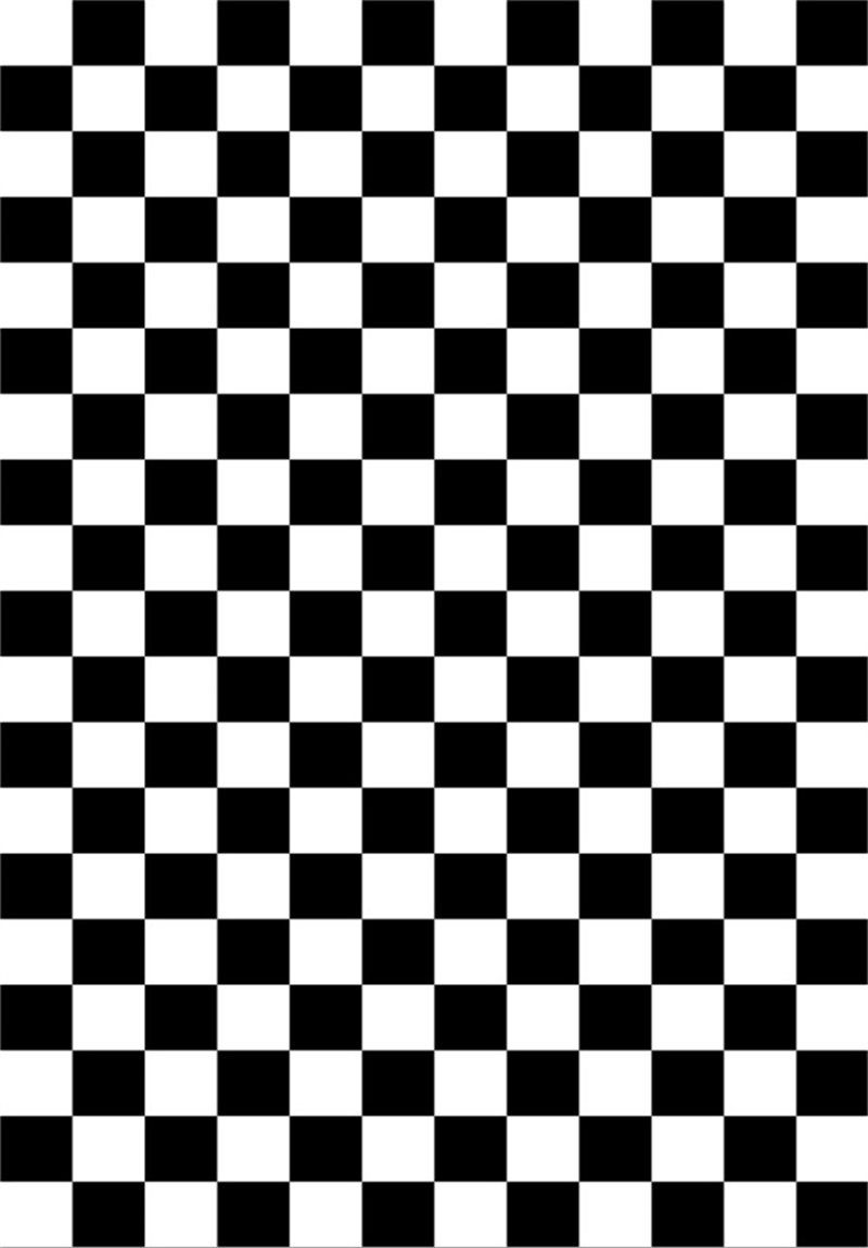 A black and white checkerboard pattern - Checkered