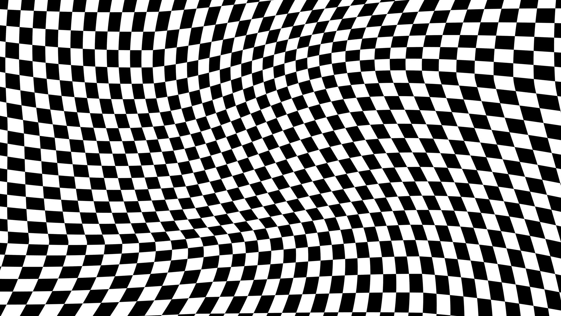 A black and white checkered pattern - Checkered