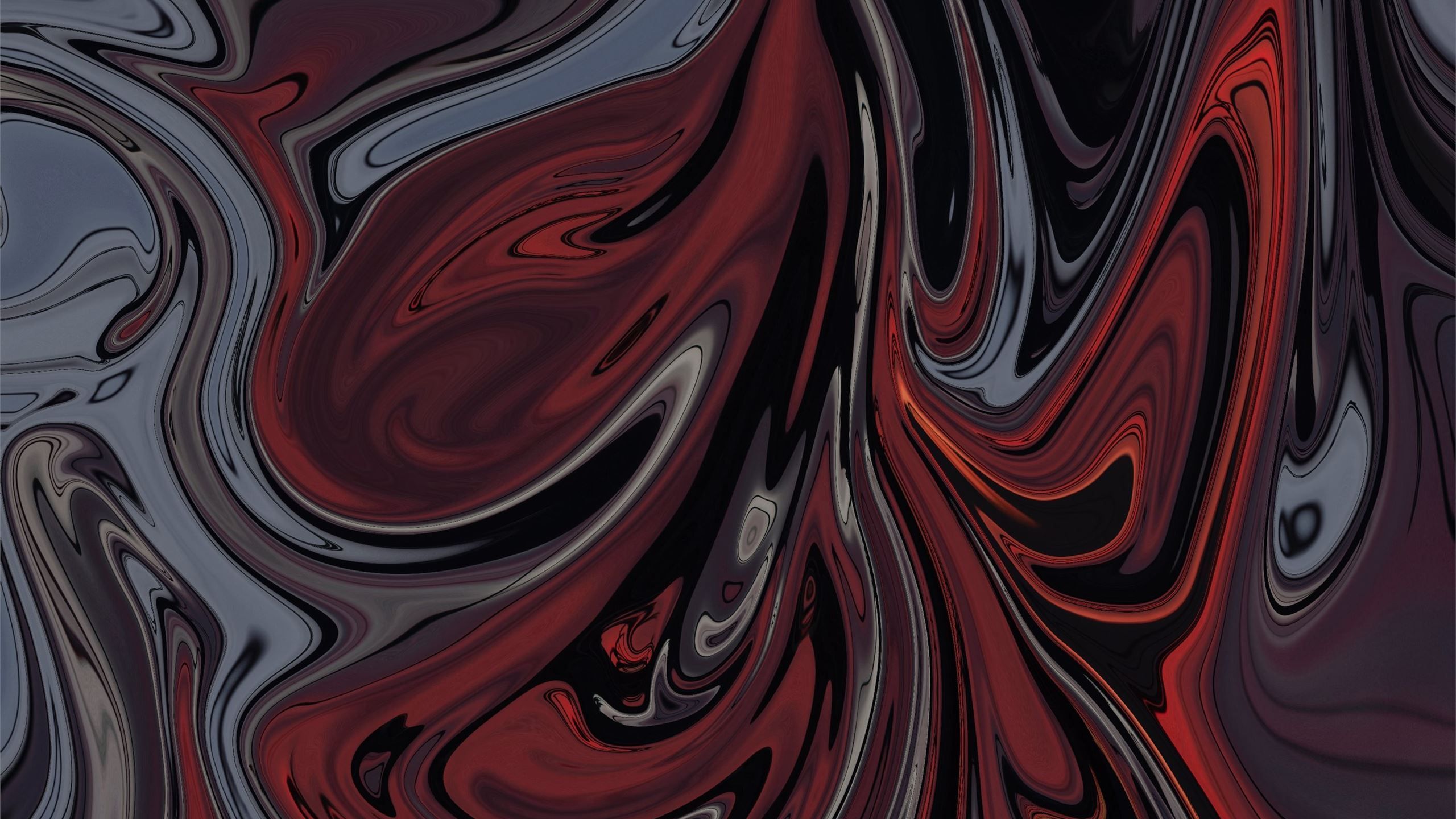 A red and black abstract artwork - Modern