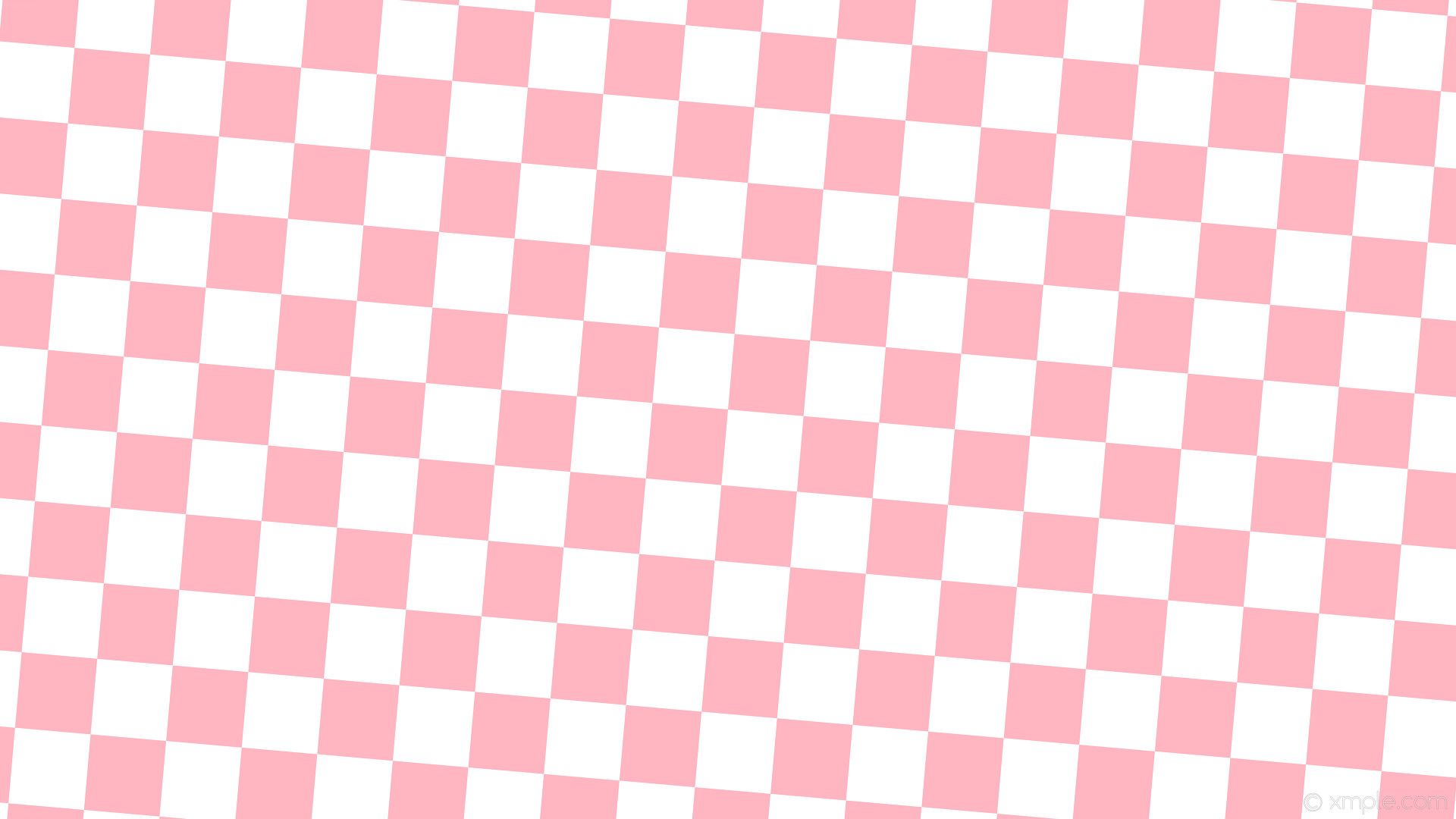 A pink and white checkered pattern - Checkered