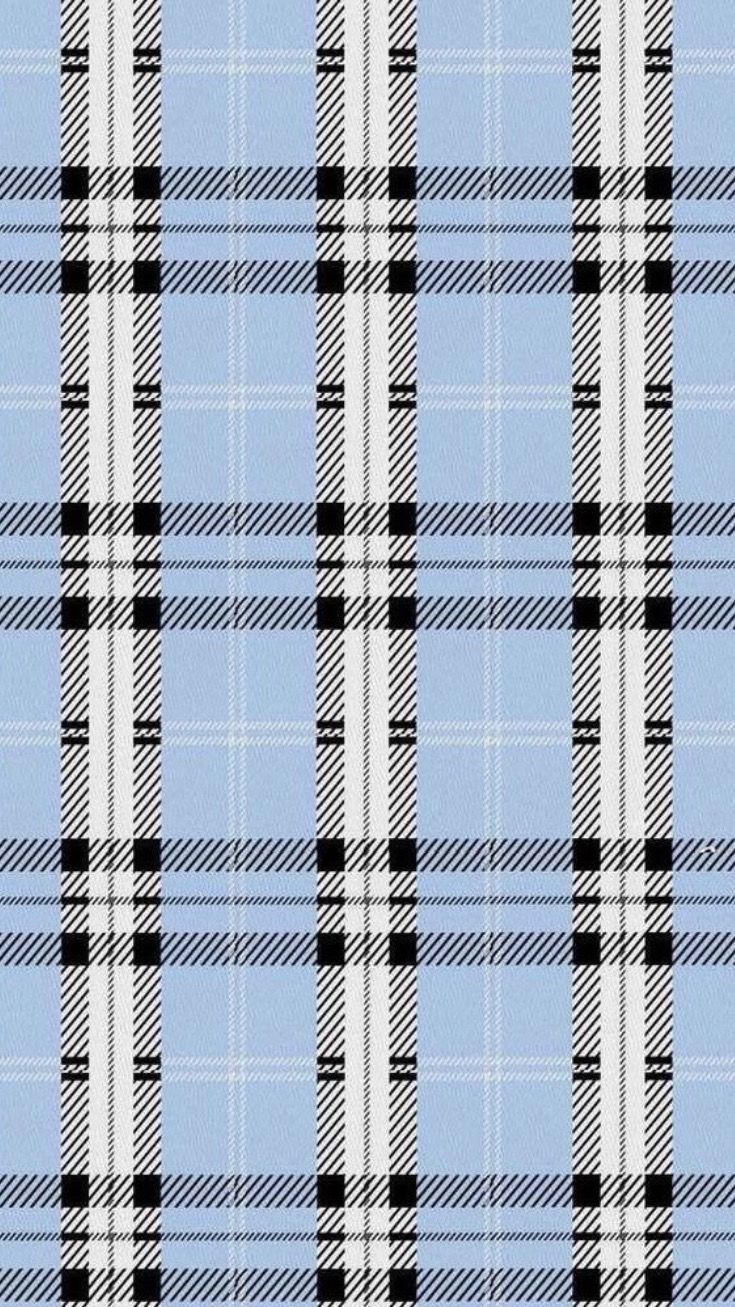 A blue and white plaid pattern - Checkered