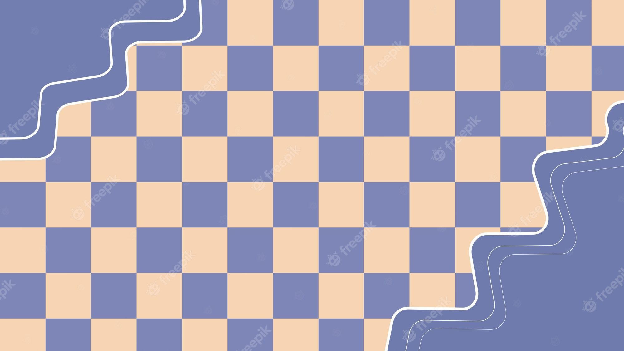 A chess board with lines and squares - Checkered